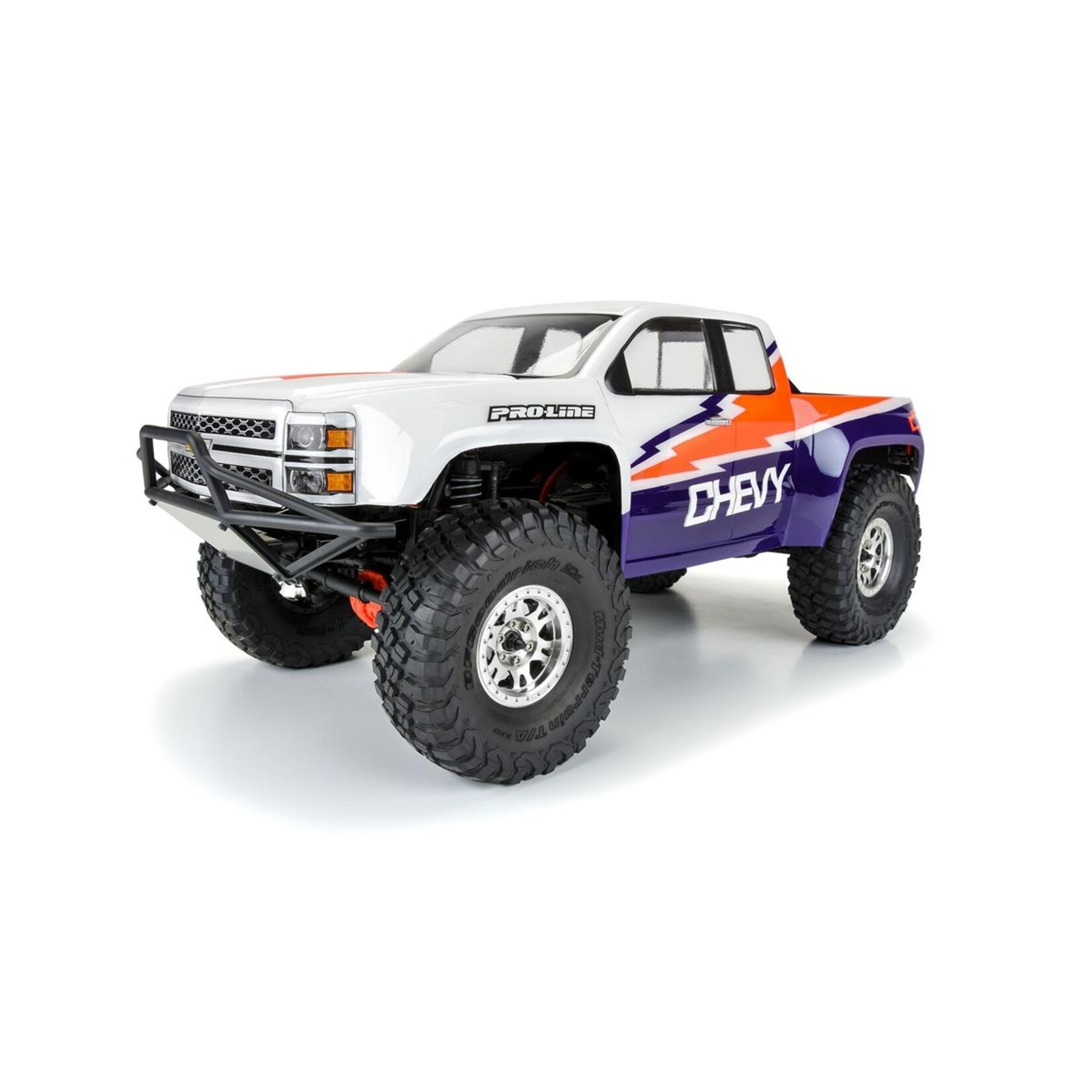 Pro-Line #3601-00 Pro-Line 1/10 2015 Chevy Silverado Pre-Runner Clear Body 12.3" WB Crawlers