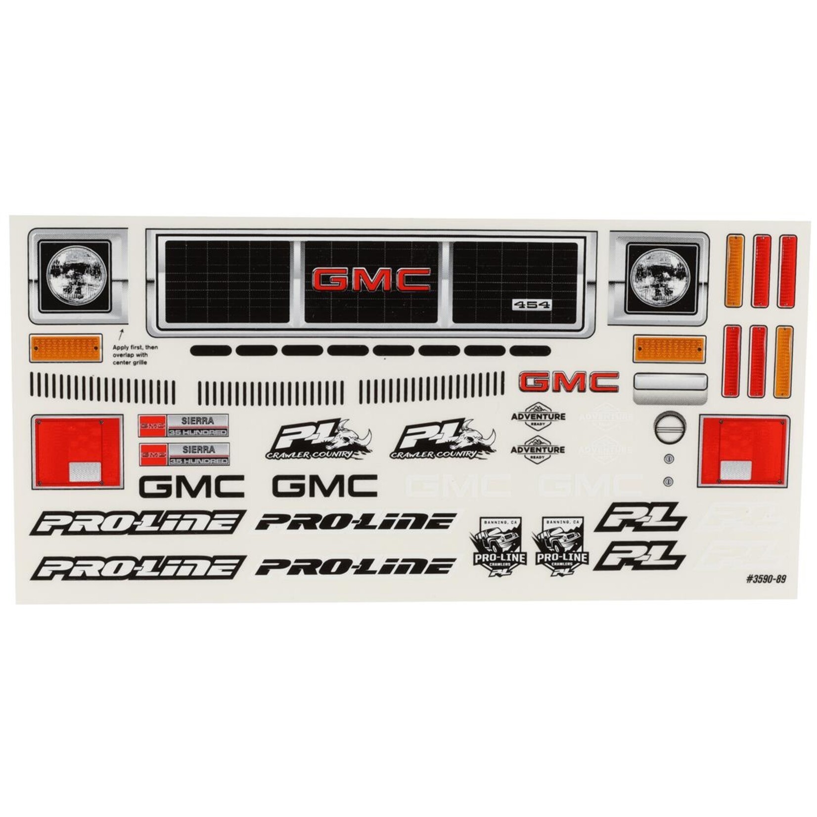 Pro-Line #3590-00 Pro-Line 1973 GMC Sierra 3500 12.3" Crawler Body (Clear)