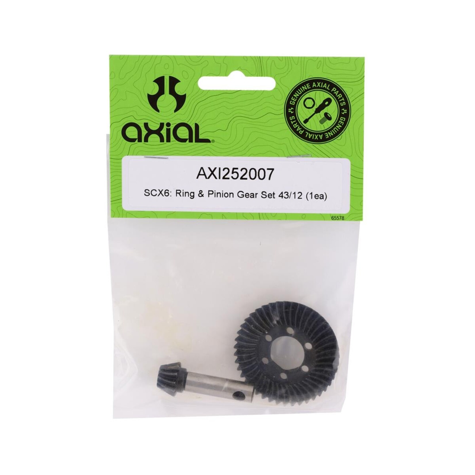 Axial #AXI252007 Axial SCX6 Ring & Pinion Gear Set (43T/12T)