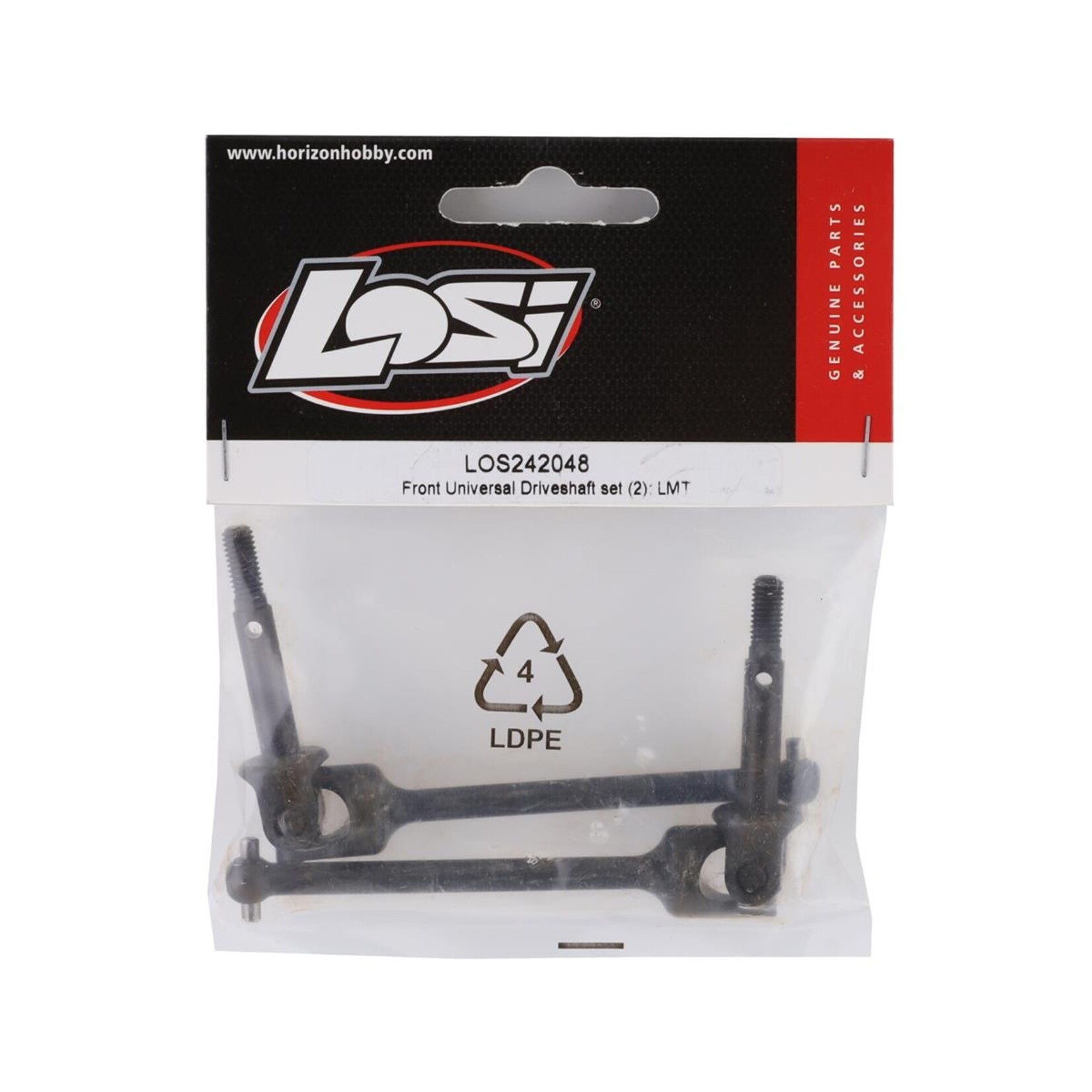 Losi #LOS242048  Losi LMT Front Universal Driveshaft Set (2)