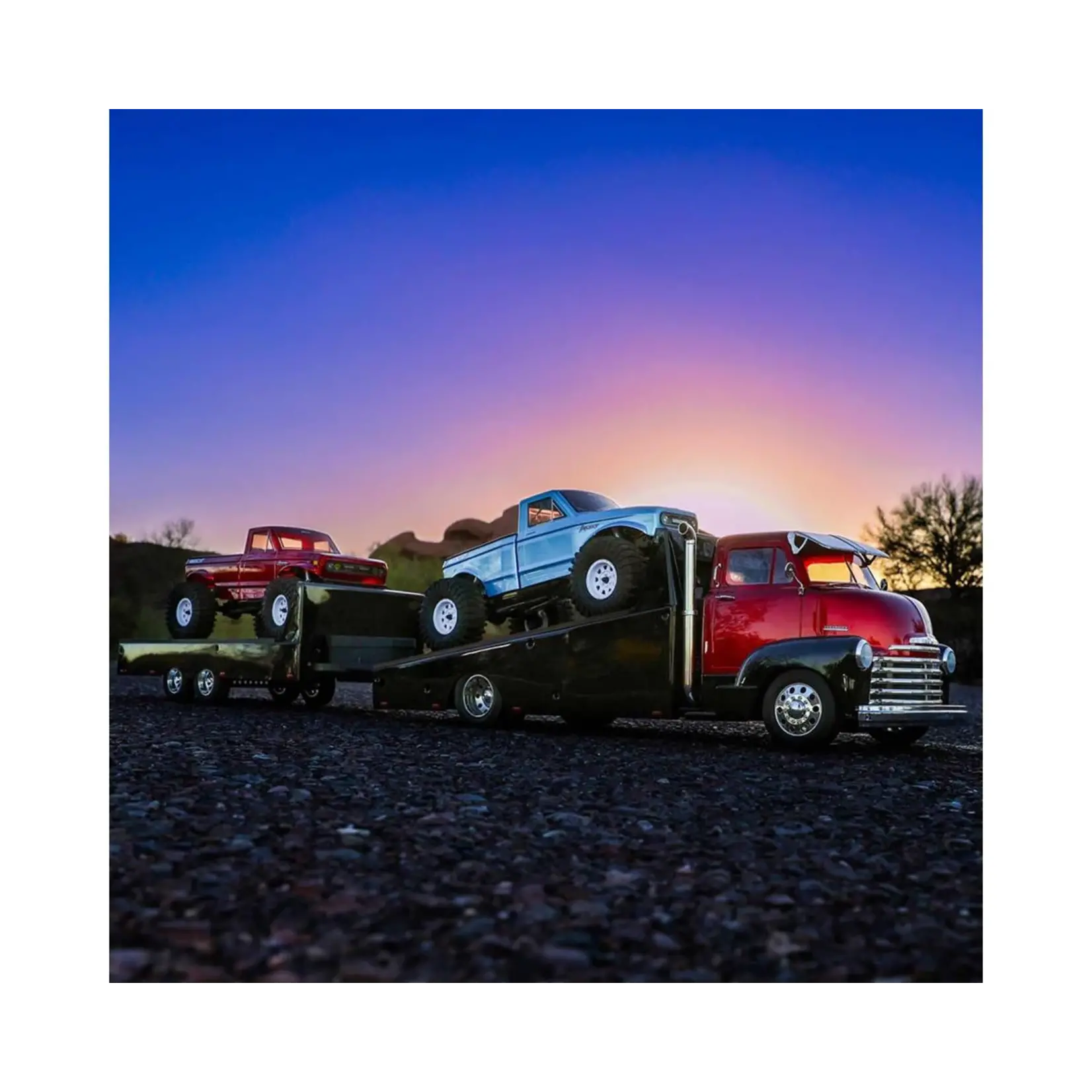 Redcat Racing #RER22770 Redcat 1953 Chevrolet Cab Over Engine RTR 1/10 Scale Custom Hauler (Red) w/2.4GHz Radio