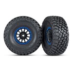 Traxxas #8474X  Traxxas Unlimited Desert Racer Pre-Mounted BFGoodrich Baja KR3 Tires w/Method Racing Beadlock Wheels (Black/Blue) (2)