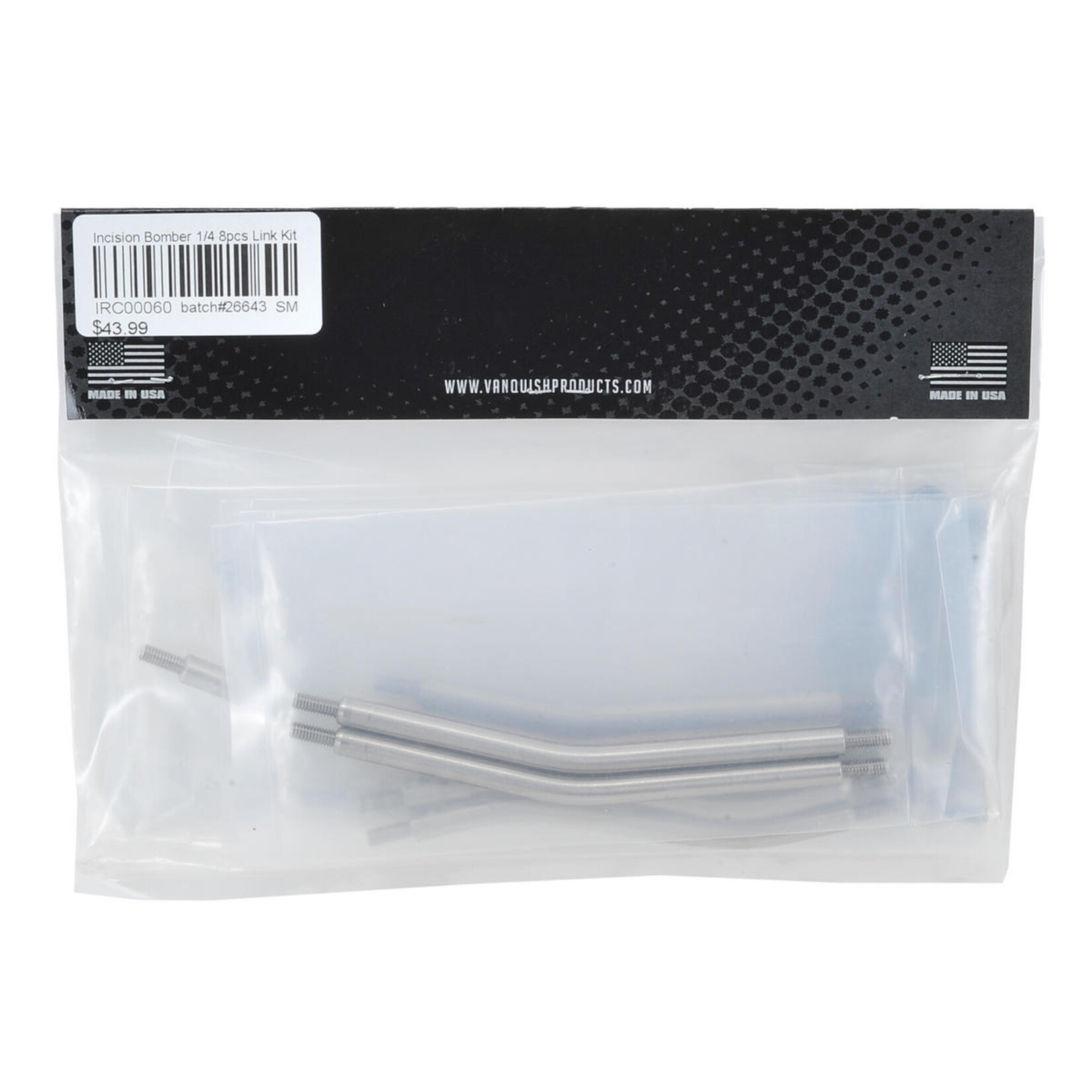 Incision #IRC00060 Incision RR10 Bomber 1/4 Stainless Steel Link Set (8)