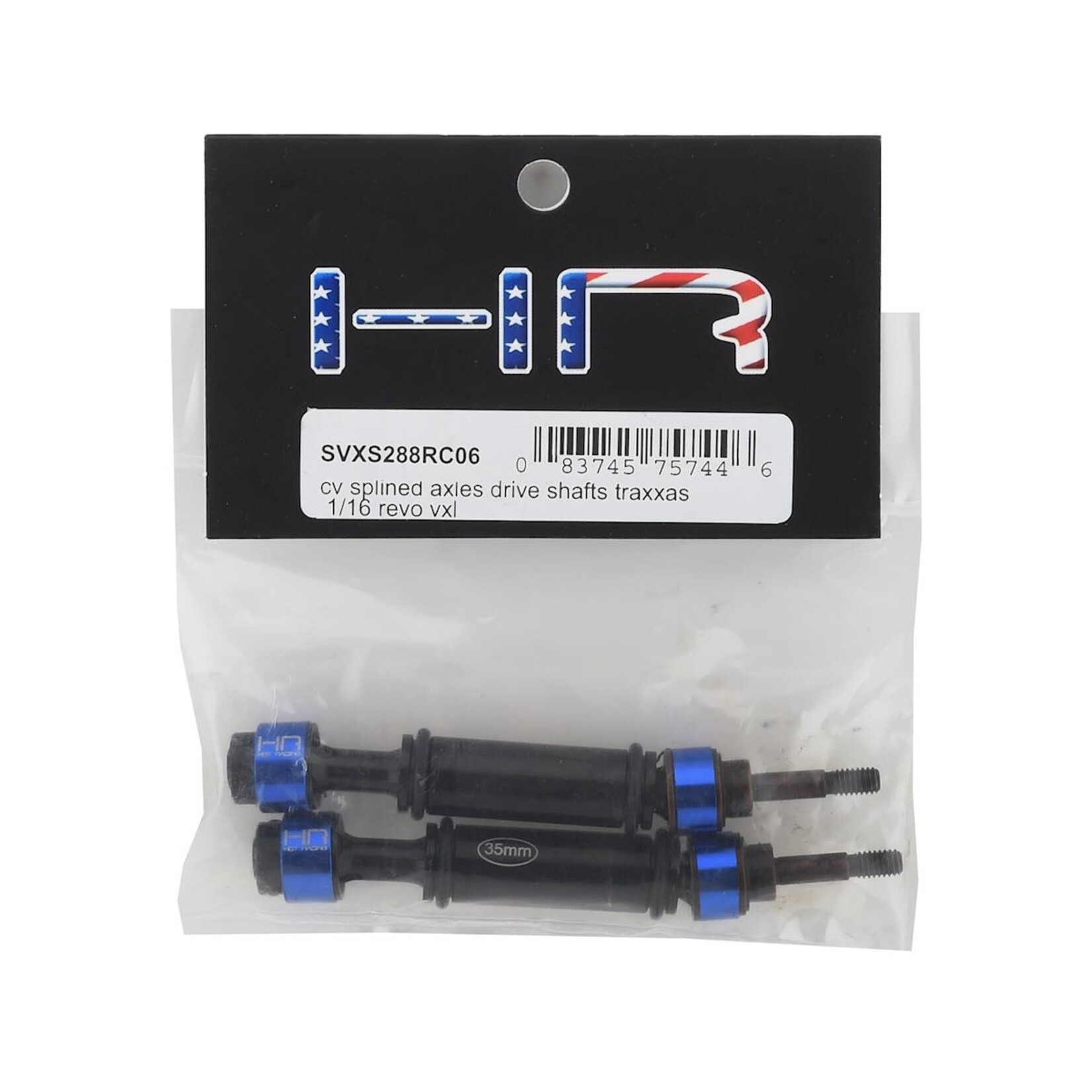 Hot Racing #SVXS288RC06 Hot Racing 1/16 Traxxas Revo VXL CV Splined Axle Driveshafts