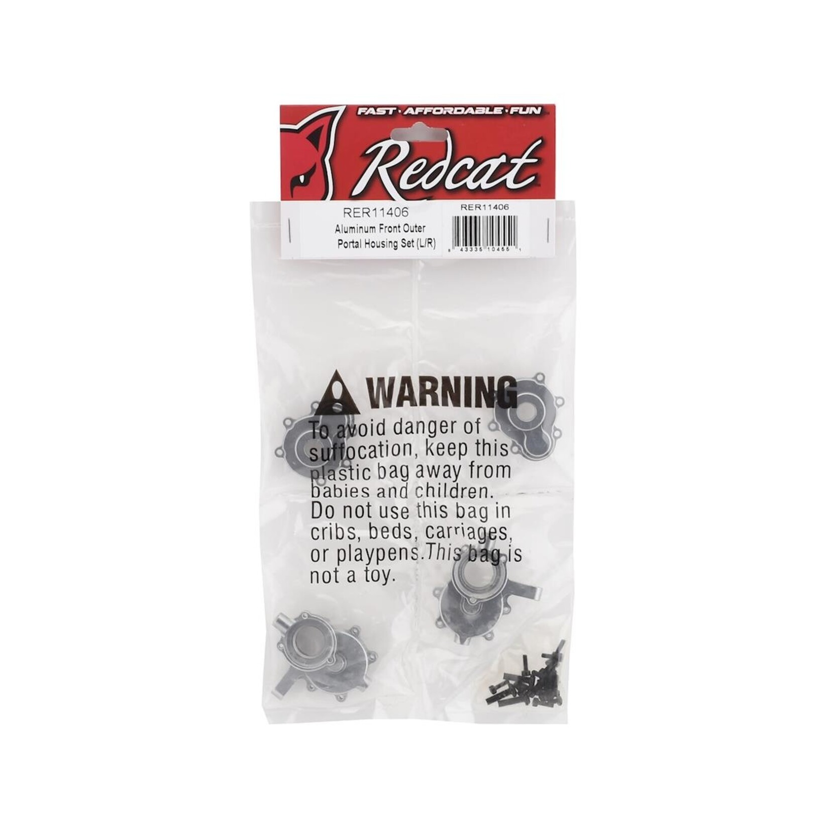 Redcat Racing RedCat Racing Gen8 Aluminum Front Portal Knuckle Set #RER11406