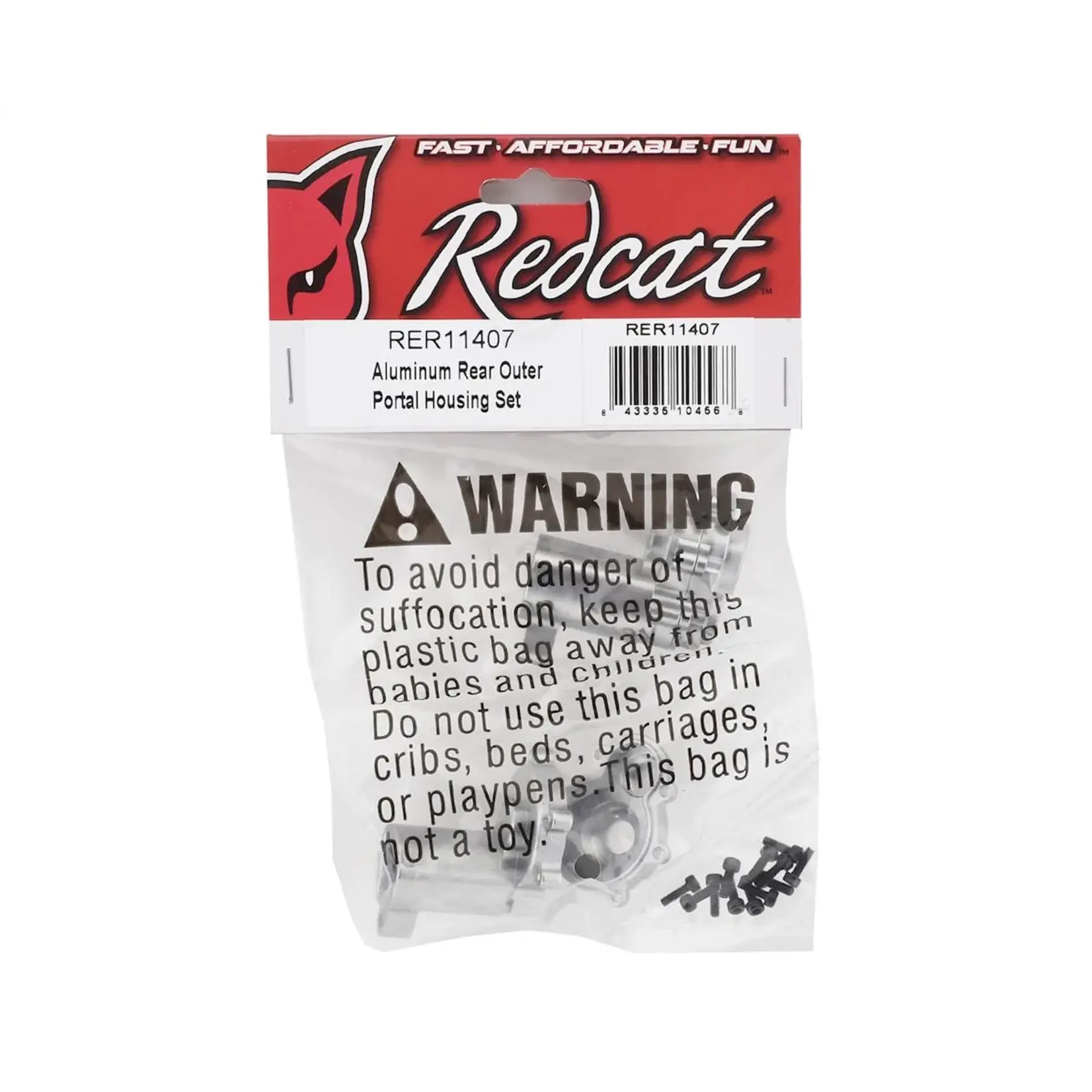 Redcat Racing #RER11407 RedCat Racing Gen8 Aluminum Rear Outer Portal Housing Set