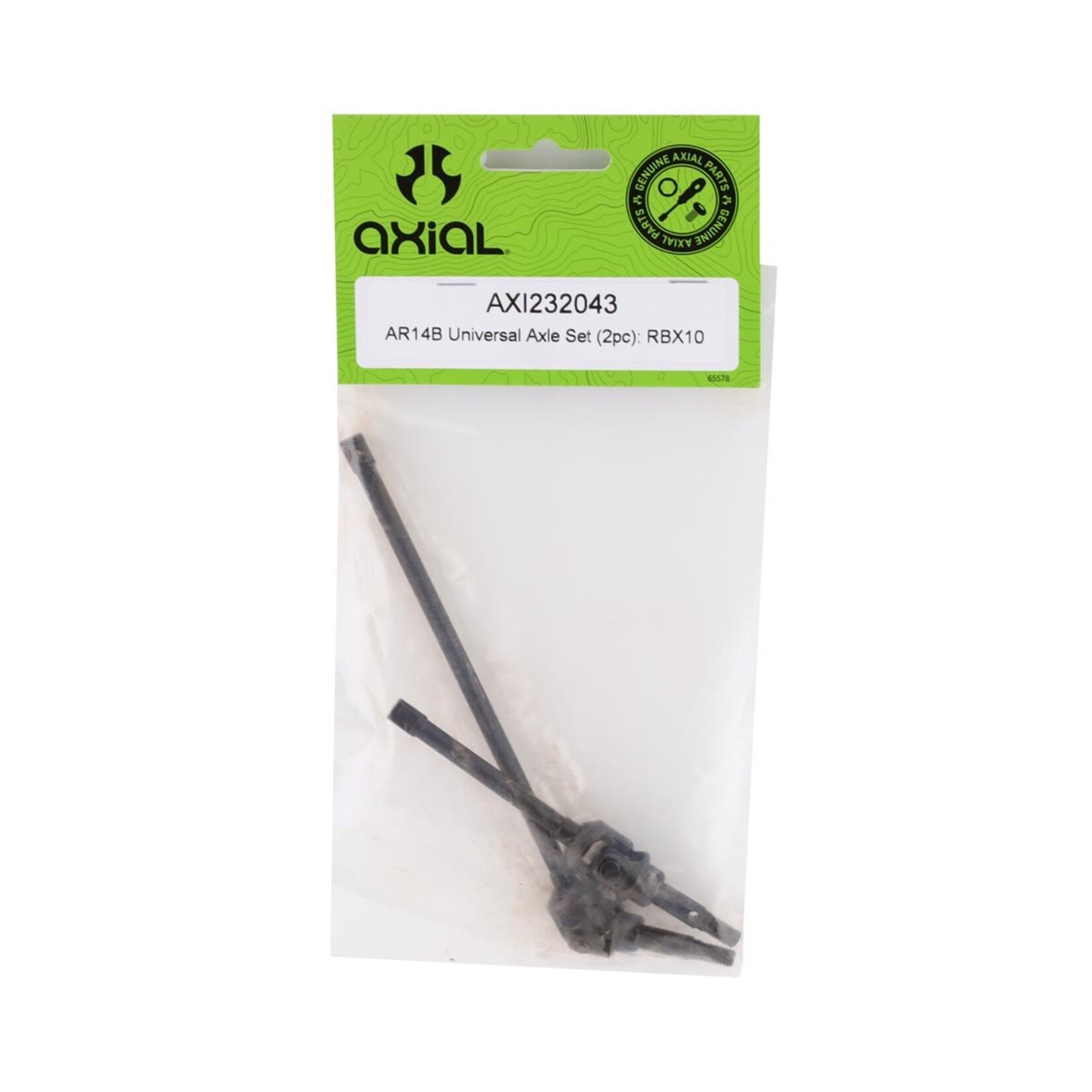 Axial #AXI232043 Axial RBX10 Ryft AR14B Universal Axle Set (2)