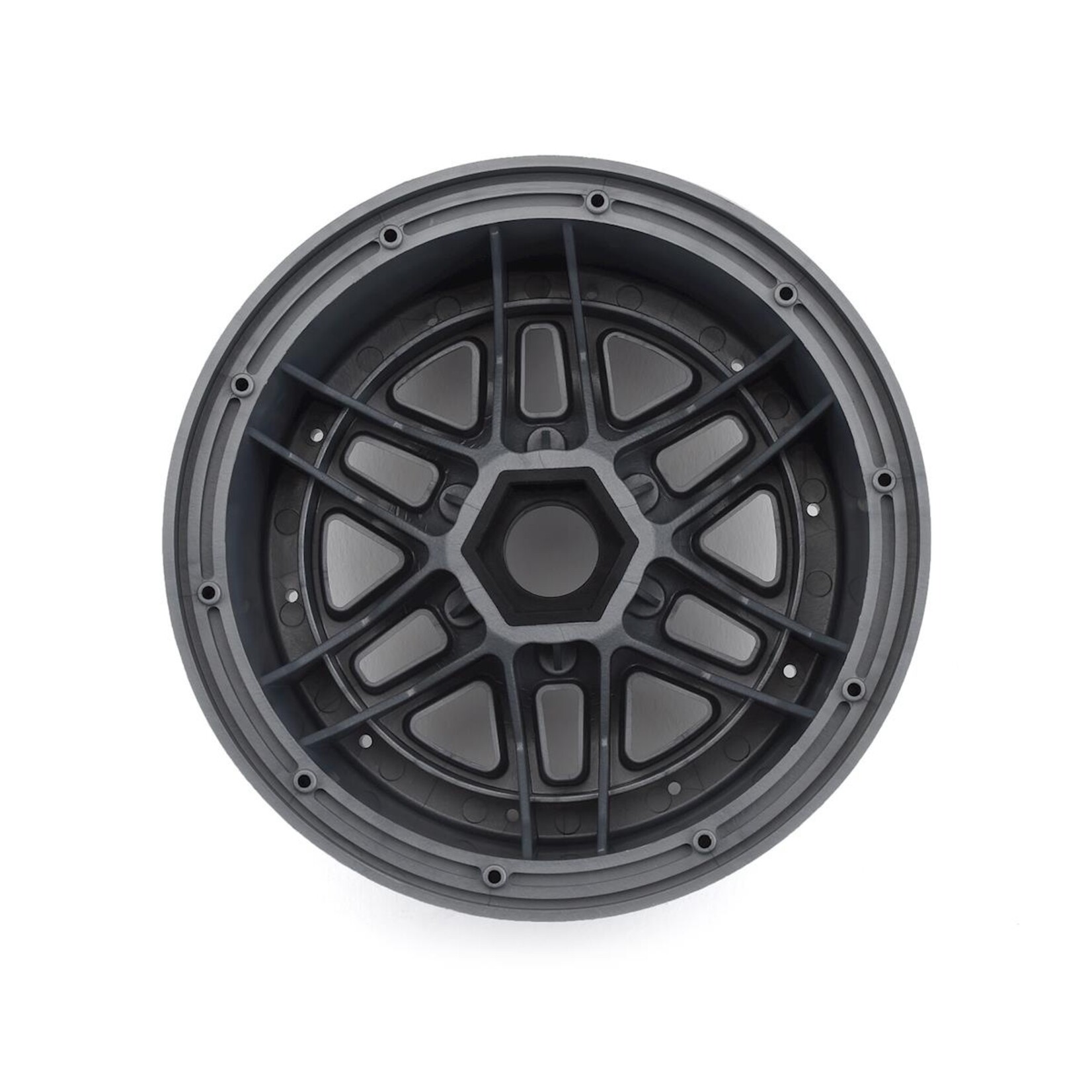 Losi #LOS45022  Losi 5IVE-T 1/5 Short Course Truck Beadlock Wheels (Grey) (2)