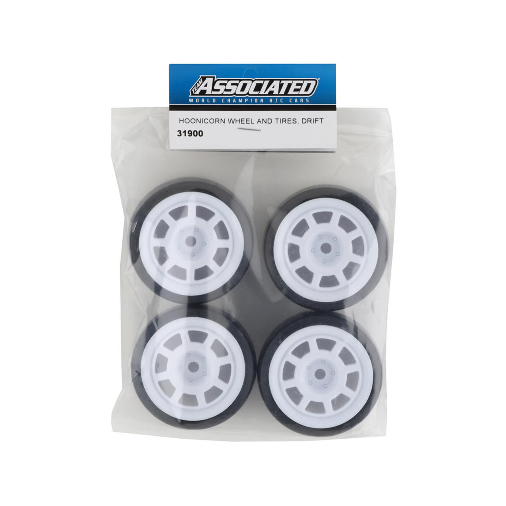 Team Associated Team Associated Hoonicorn Drift Wheels & Tires (4) #31900