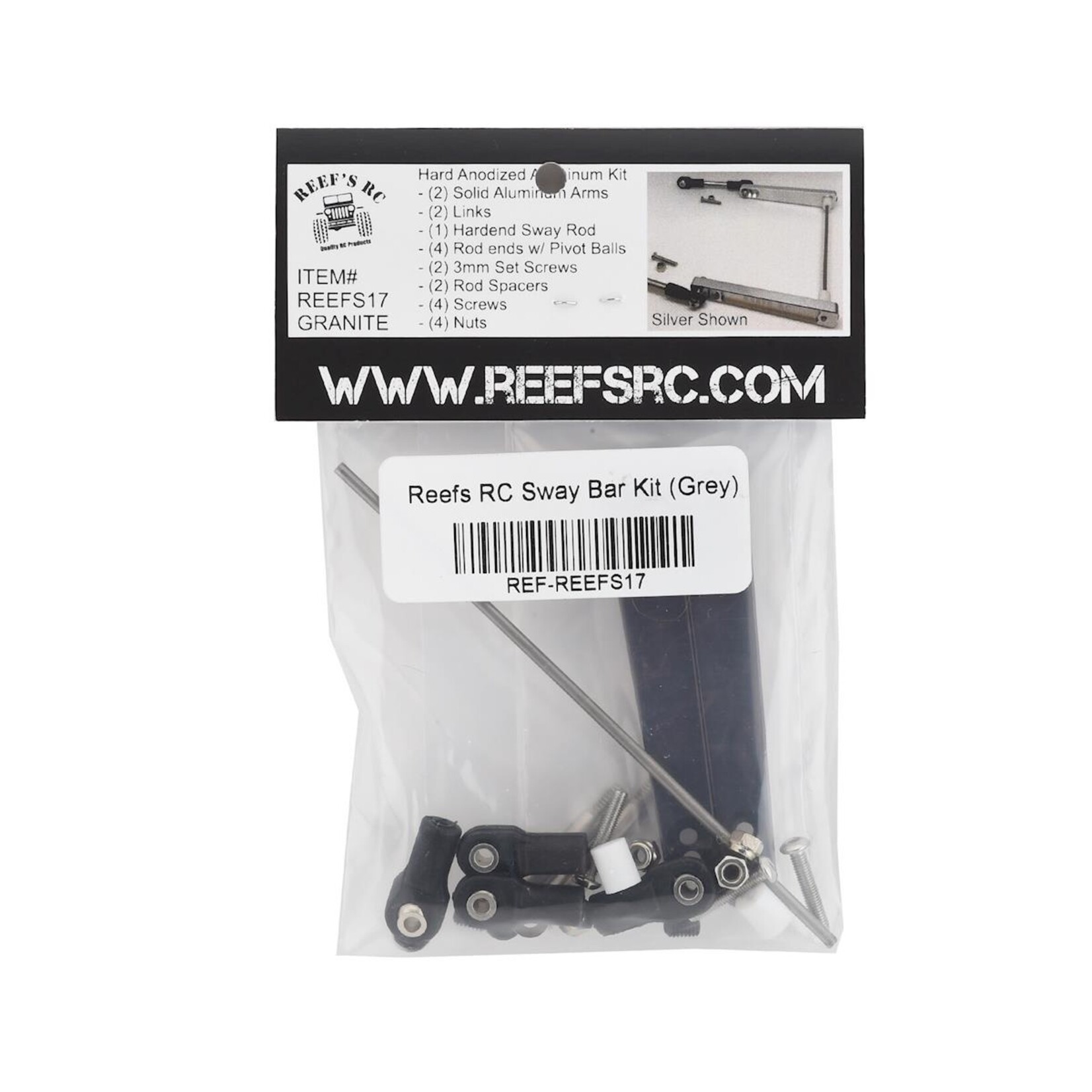 Reefs RC #REEFS17 Reefs RC Sway Bar Kit (Granite)
