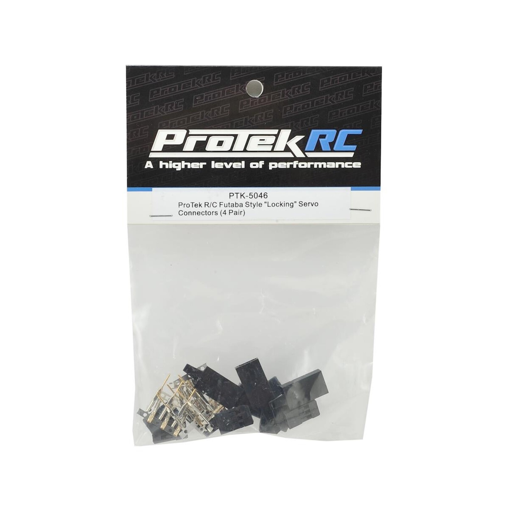 ProTek RC ProTek RC Futaba & JR Style "Locking" Servo Connectors (4 Pair) #PTK-5046