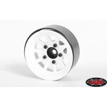 RC4WD RC4WD OEM Stamped Steel 1.55" Beadlock Wheels (White) #Z-W0260