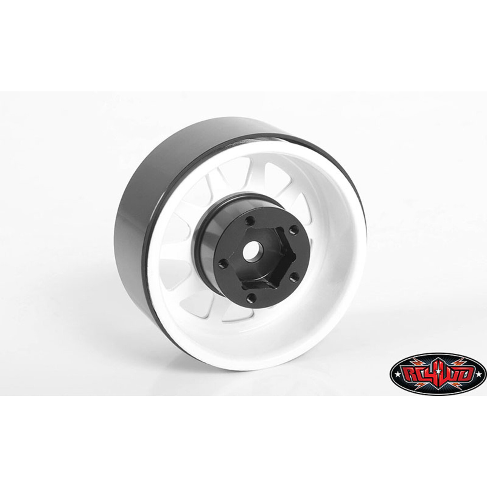 RC4WD #Z-W0260 RC4WD OEM Stamped Steel 1.55" Beadlock Wheels (White)