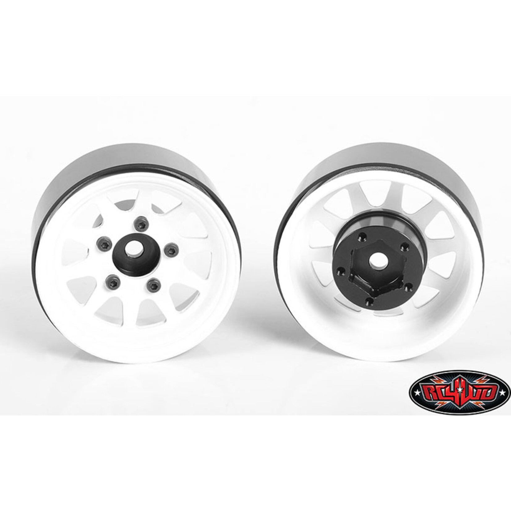 RC4WD #Z-W0260 RC4WD OEM Stamped Steel 1.55" Beadlock Wheels (White)
