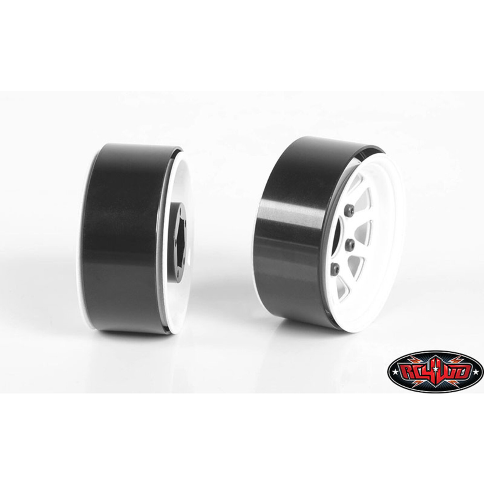 RC4WD #Z-W0260 RC4WD OEM Stamped Steel 1.55" Beadlock Wheels (White)