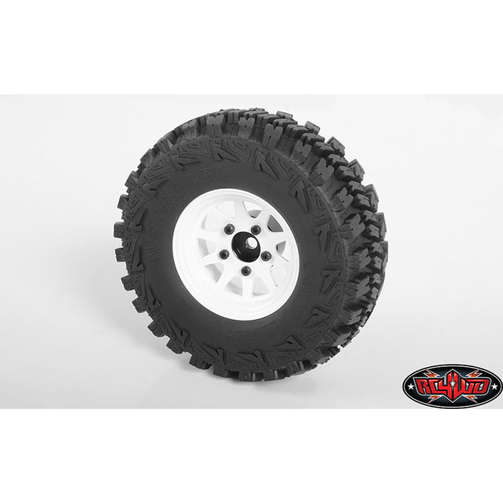 RC4WD #Z-W0260 RC4WD OEM Stamped Steel 1.55" Beadlock Wheels (White)