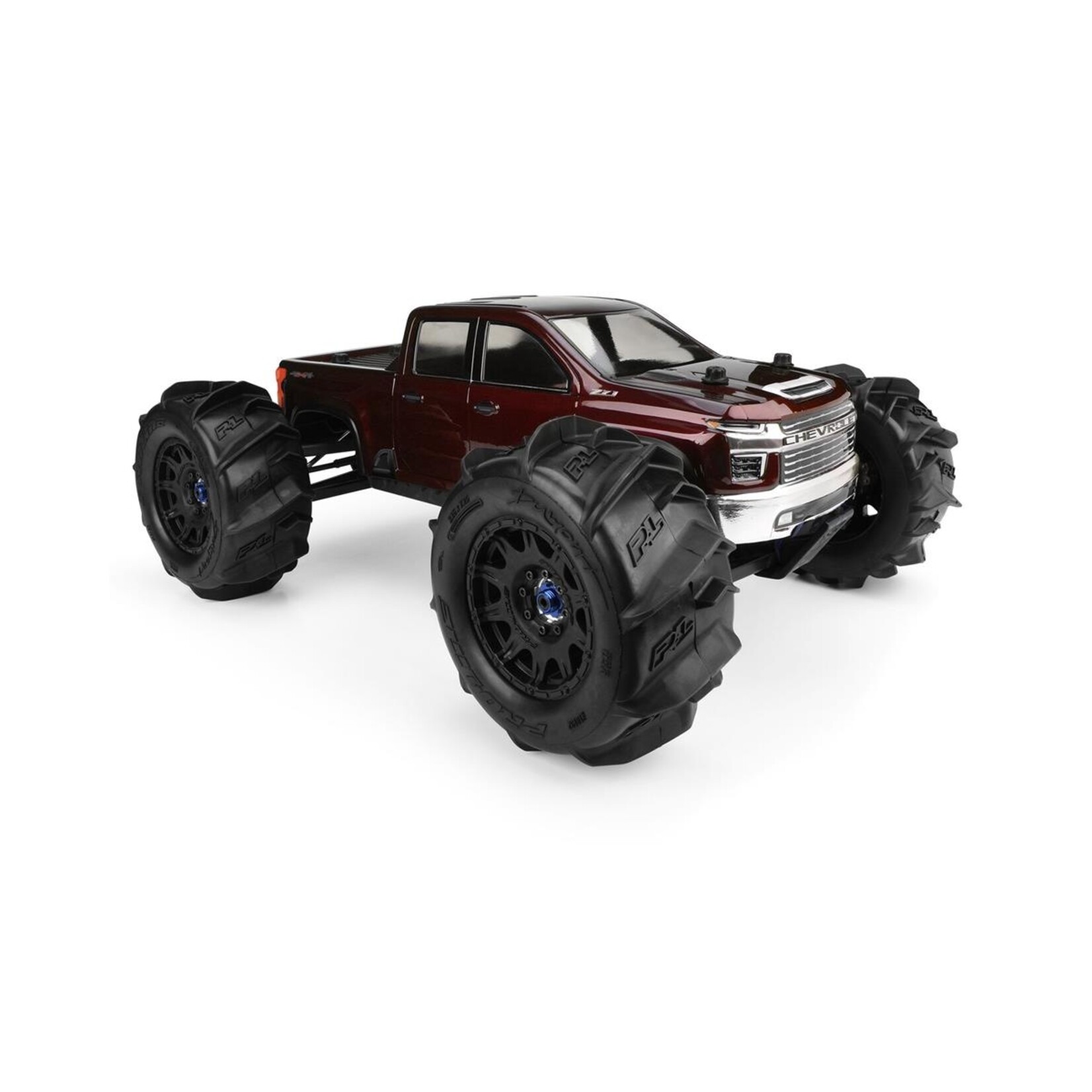 Pro-Line #3582-00 Pro-Line 2021 Chevy Silverado 2500 HD Monster Truck Body (Clear) (Maxx)