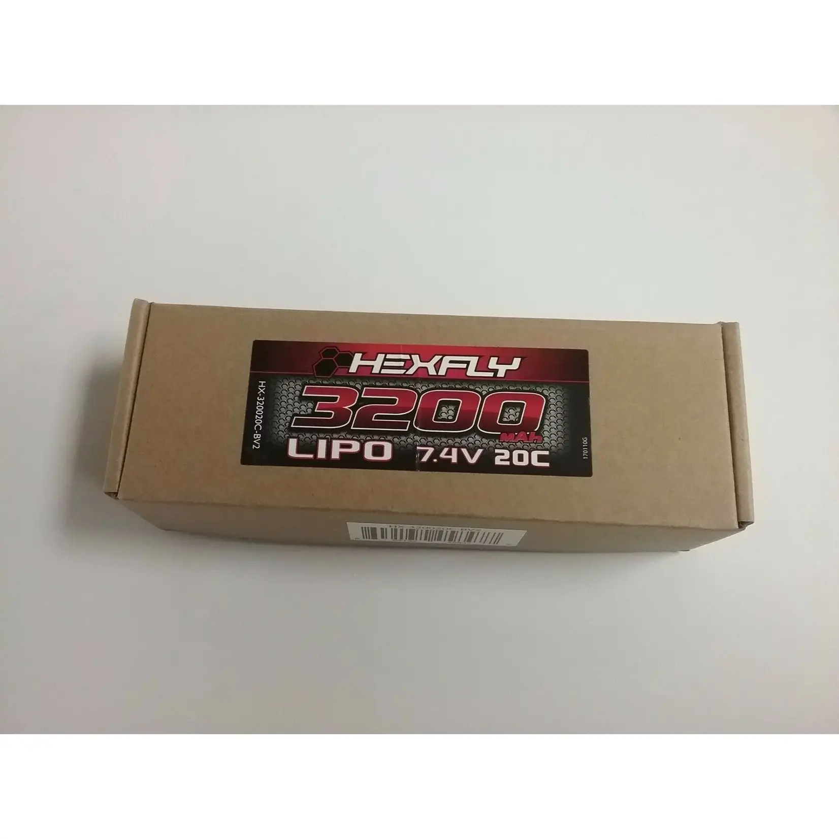 Redcat Racing RedCat Hexfly 2S 20C LiPo Battery Pack w/Banana Plug (7.4V/3200mAh) #HX-320020C-BV2