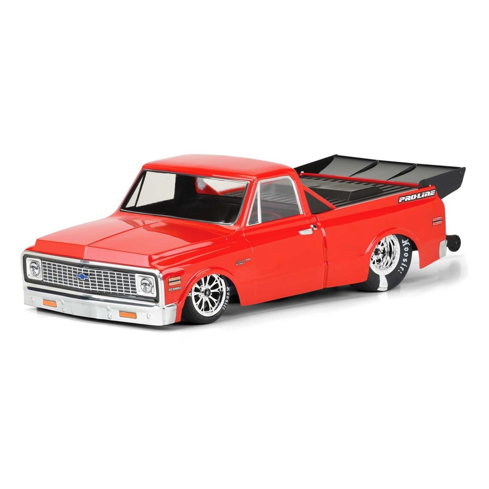 Pro-Line #3557-00 Pro-Line 1972 Chevy C-10 1/10 Short Course No Prep Drag Racing Body (Clear)