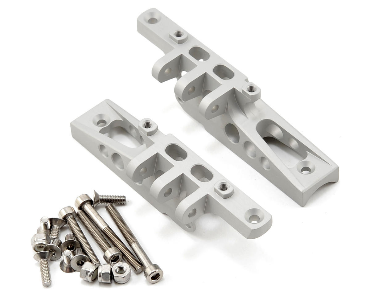Vanquish Products Blocco Bloccaggio In Alluminio Argento Per Wraith/Yeti &ndash; 2 Pezzi, VPS07671