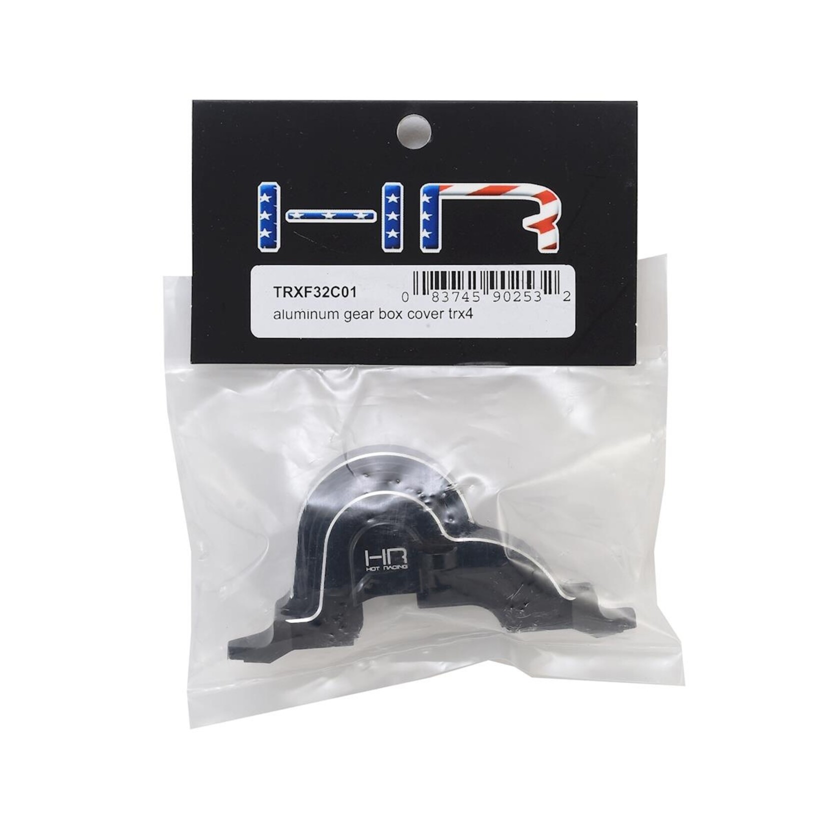 Hot Racing #TRXF32C01 Hot Racing Traxxas TRX-4 Aluminum Gear Box Cover (Black)