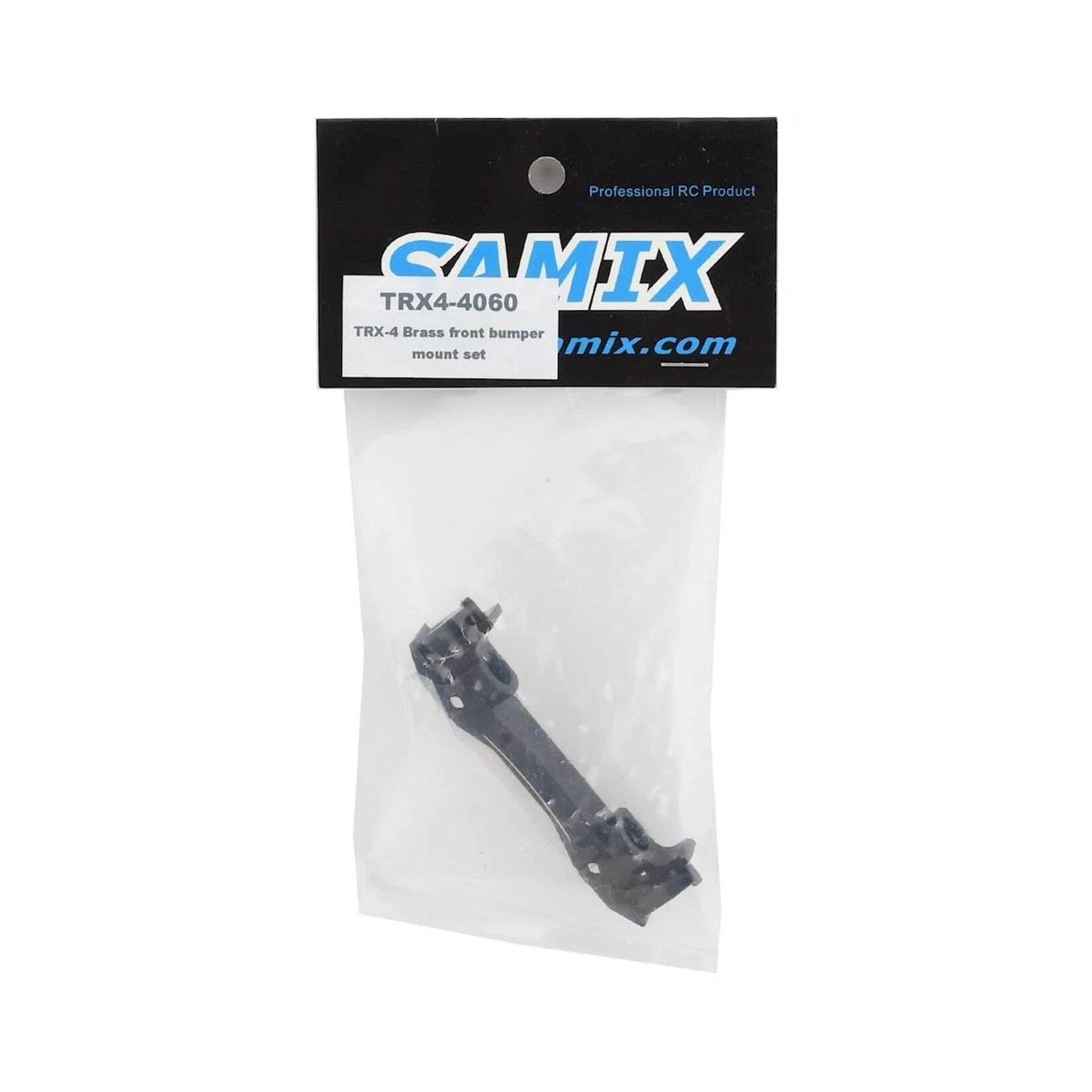 Samix Samix Traxxas TRX-4 Brass Front Bumper Mount Set (Black) #SAMTRX4-4060