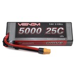 Venom 1558 LiPo 2S 7.4V 5000mAh 25C Hardcase Uni Plug System –