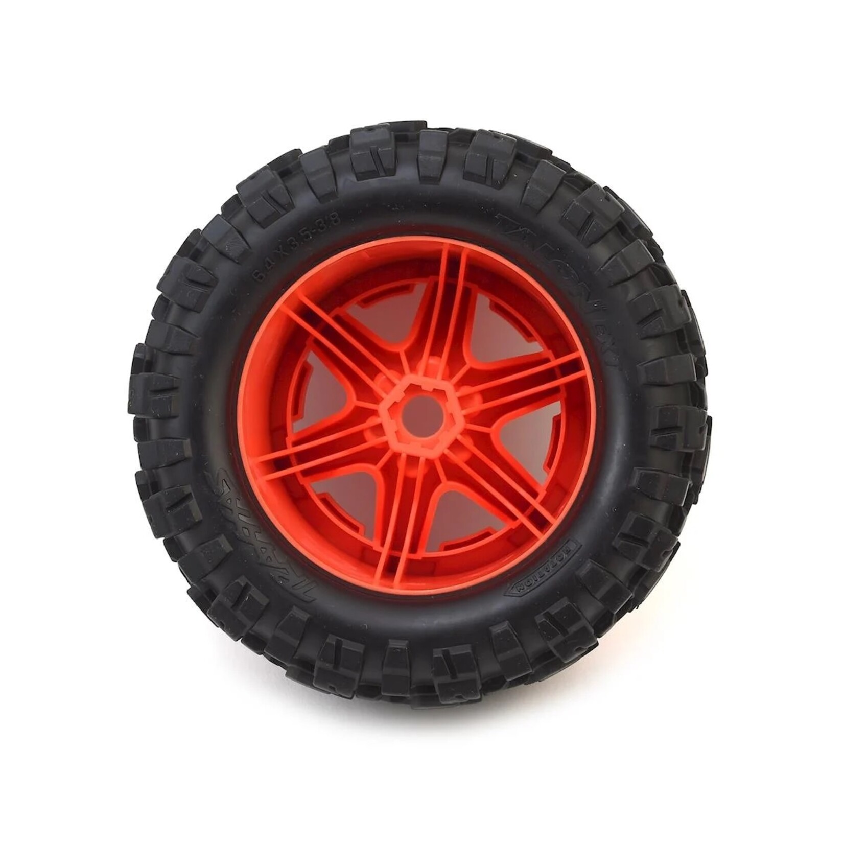 Traxxas Traxxas Talon EXT Tires 3.8" Pre-Mounted Monster Truck Tires (2) (Orange) #8672A