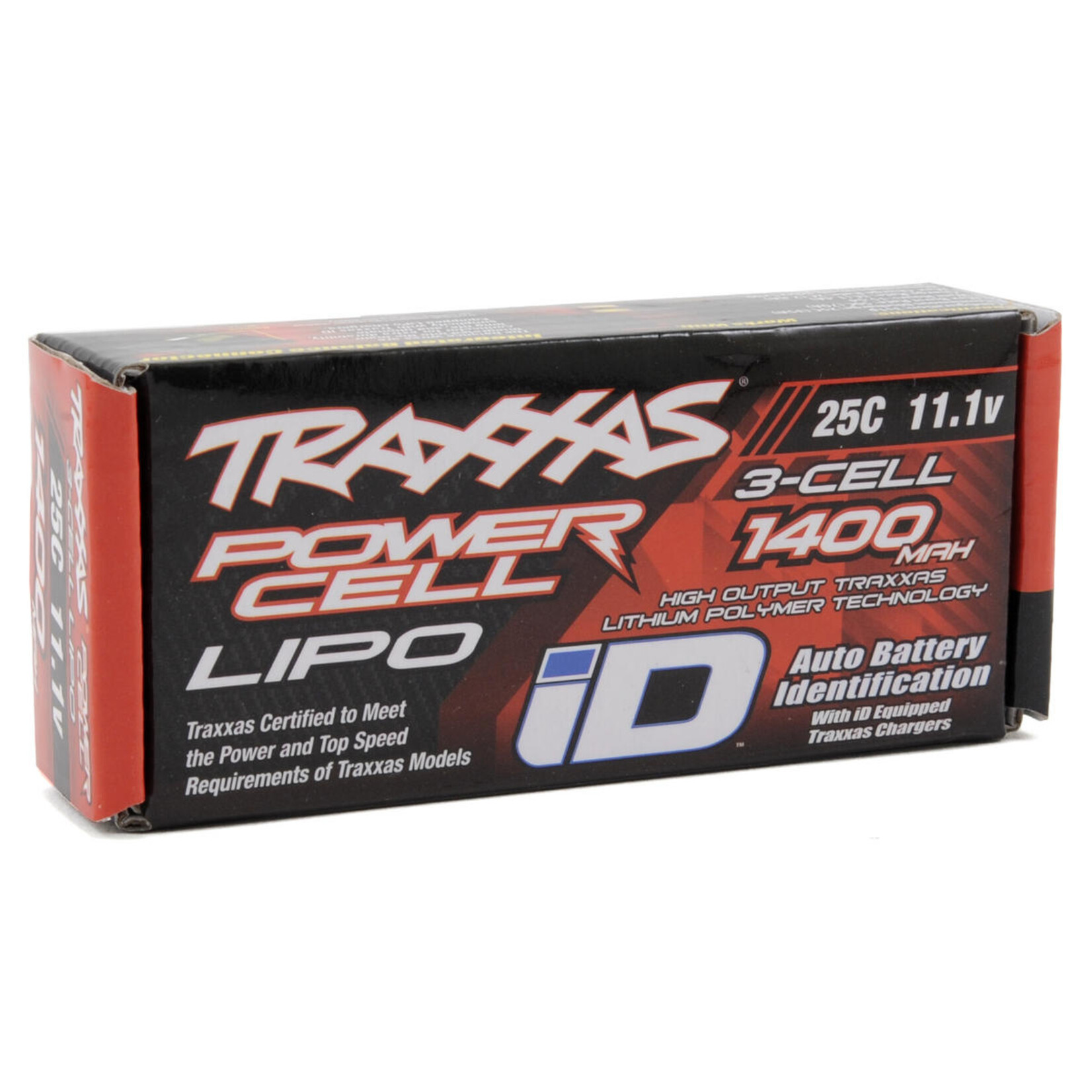 Traxxas Traxxas 3S "Power Cell" 25C LiPo Battery w/iD Traxxas Connector (11.1V/1400mAh) #2823X