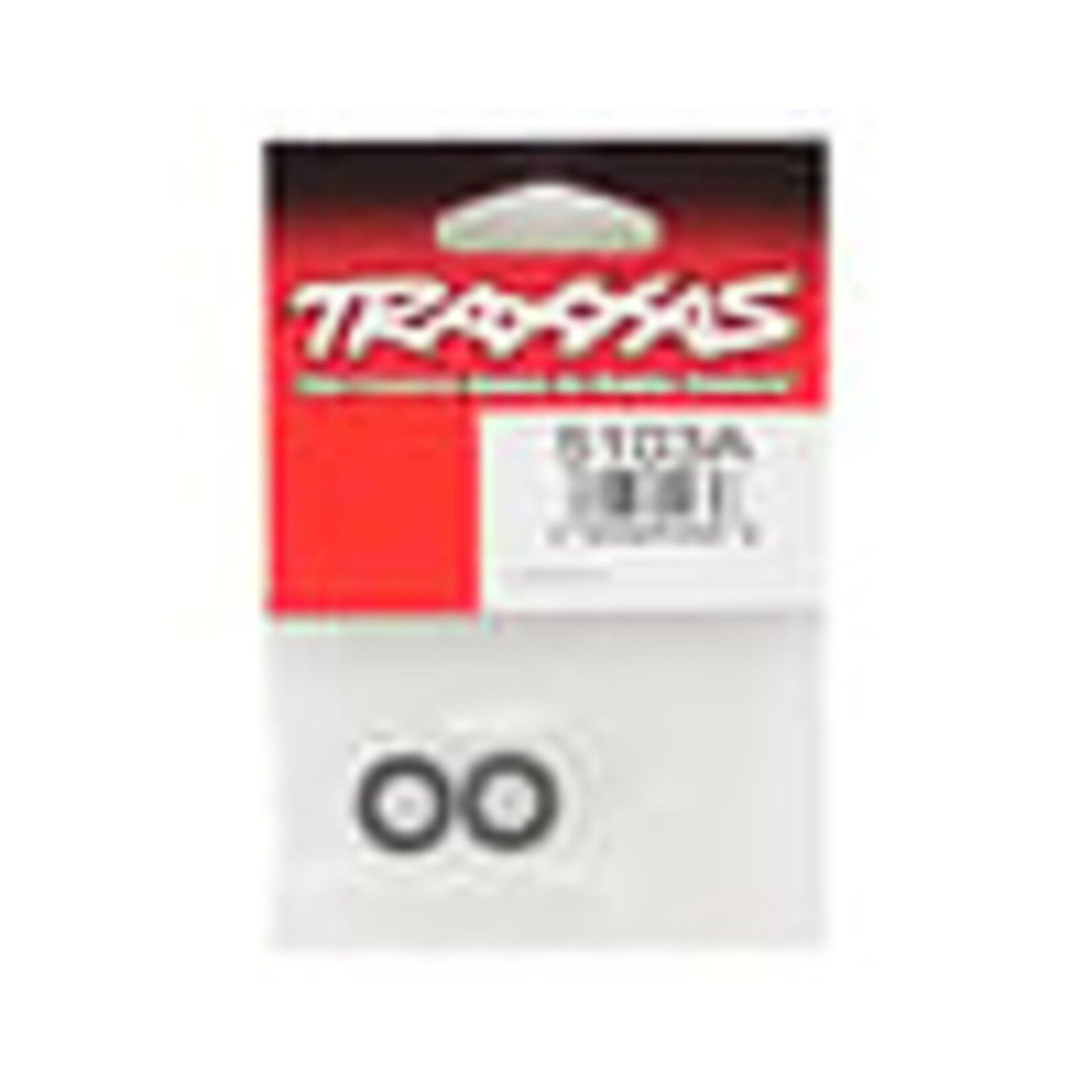 Traxxas Traxxas Ball bearings, black rubber sealed (7x14x5mm) (2) #5103A