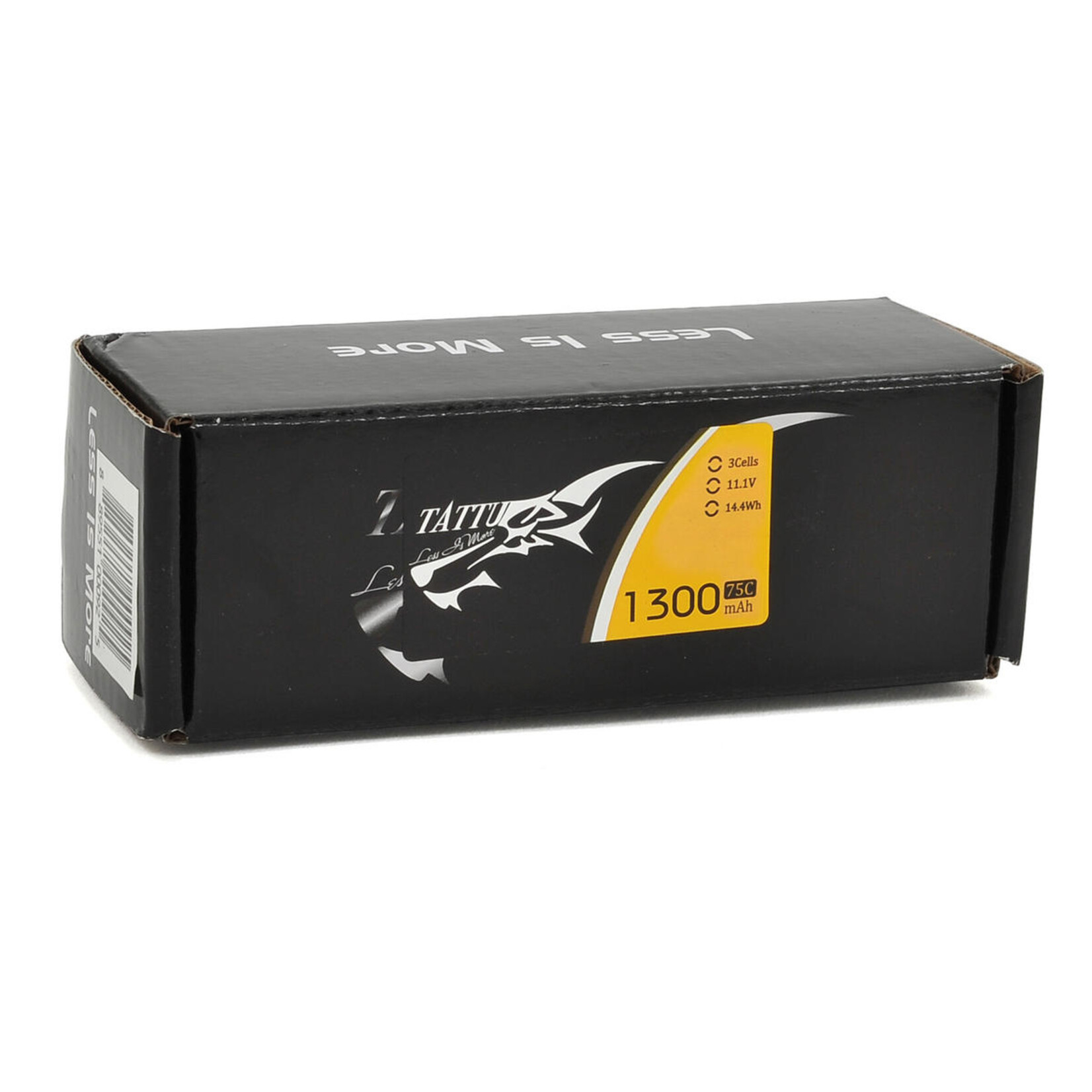 Tattu Tattu 3S LiPo Battery 75C (11.1V/1300mAh) w/XT60 Connector #TA-75C-1300-3S1P-XT60