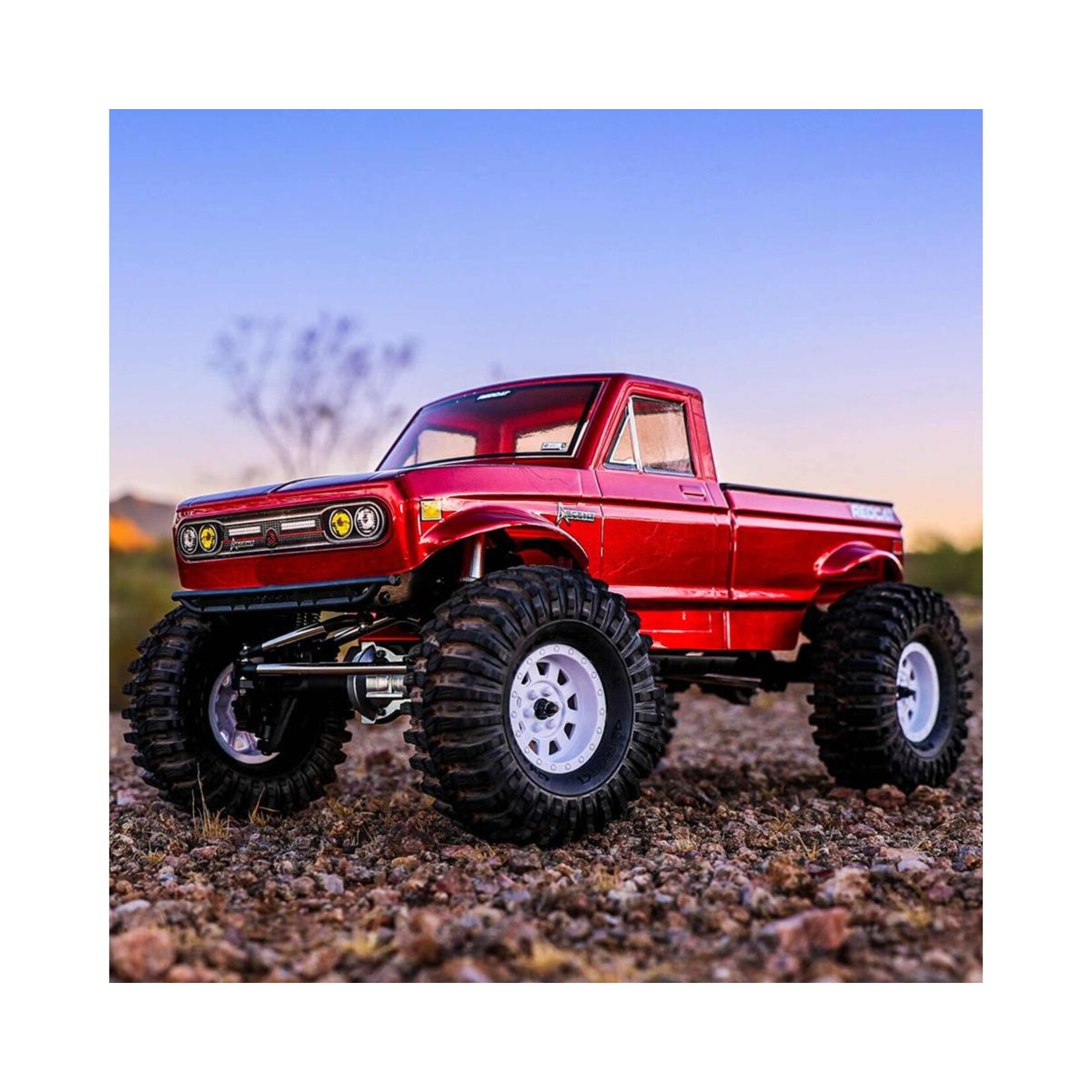 Redcat Racing #RER22767  Redcat Ascent LCG 1/10 4X4 RTR Rock Crawler (Red) w/2.4GHz Radio