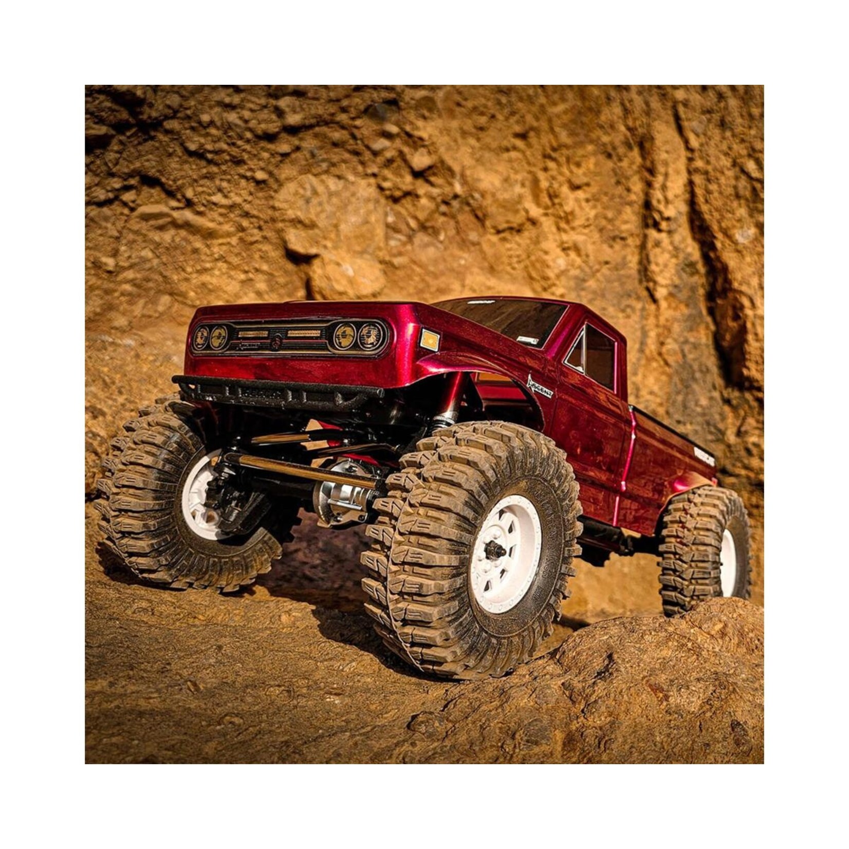 Redcat Racing #RER22767  Redcat Ascent LCG 1/10 4X4 RTR Rock Crawler (Red) w/2.4GHz Radio