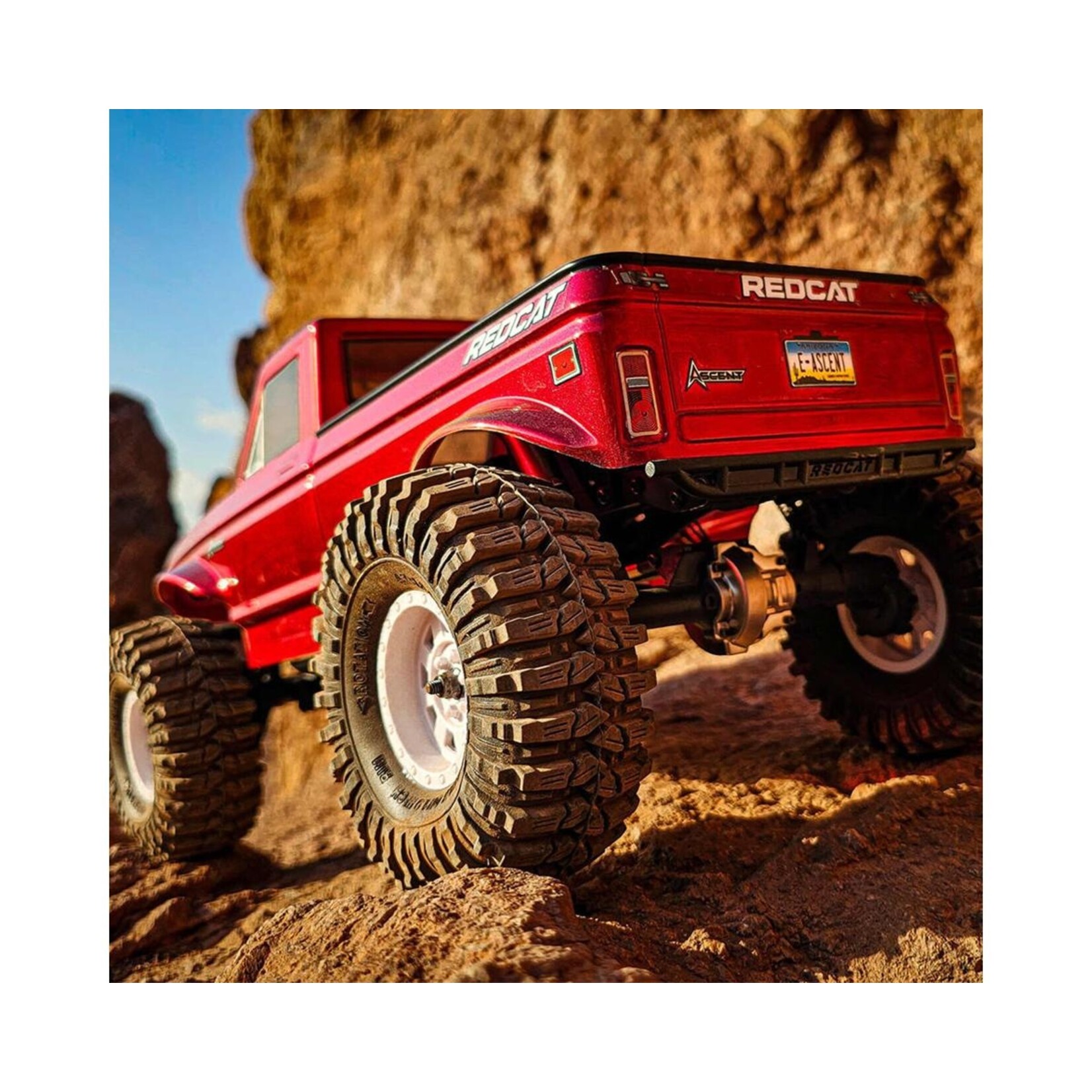 Redcat Racing Redcat Ascent LCG 1/10 4X4 RTR Rock Crawler (Red) w/2.4GHz Radio #RER22767