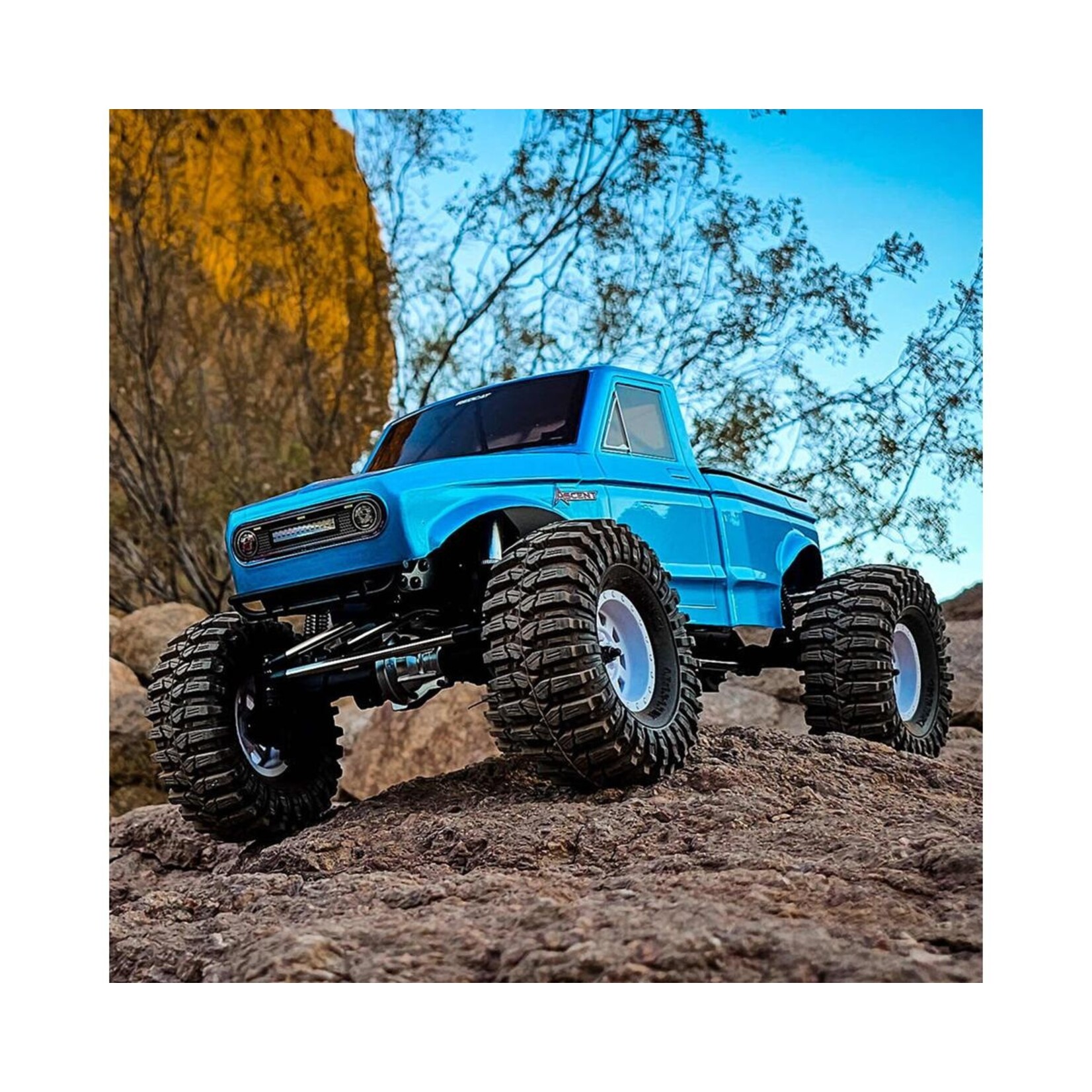 Redcat Racing #RER22768  Redcat Ascent LCG 1/10 4X4 RTR Rock Crawler (Blue) w/2.4GHz Radio