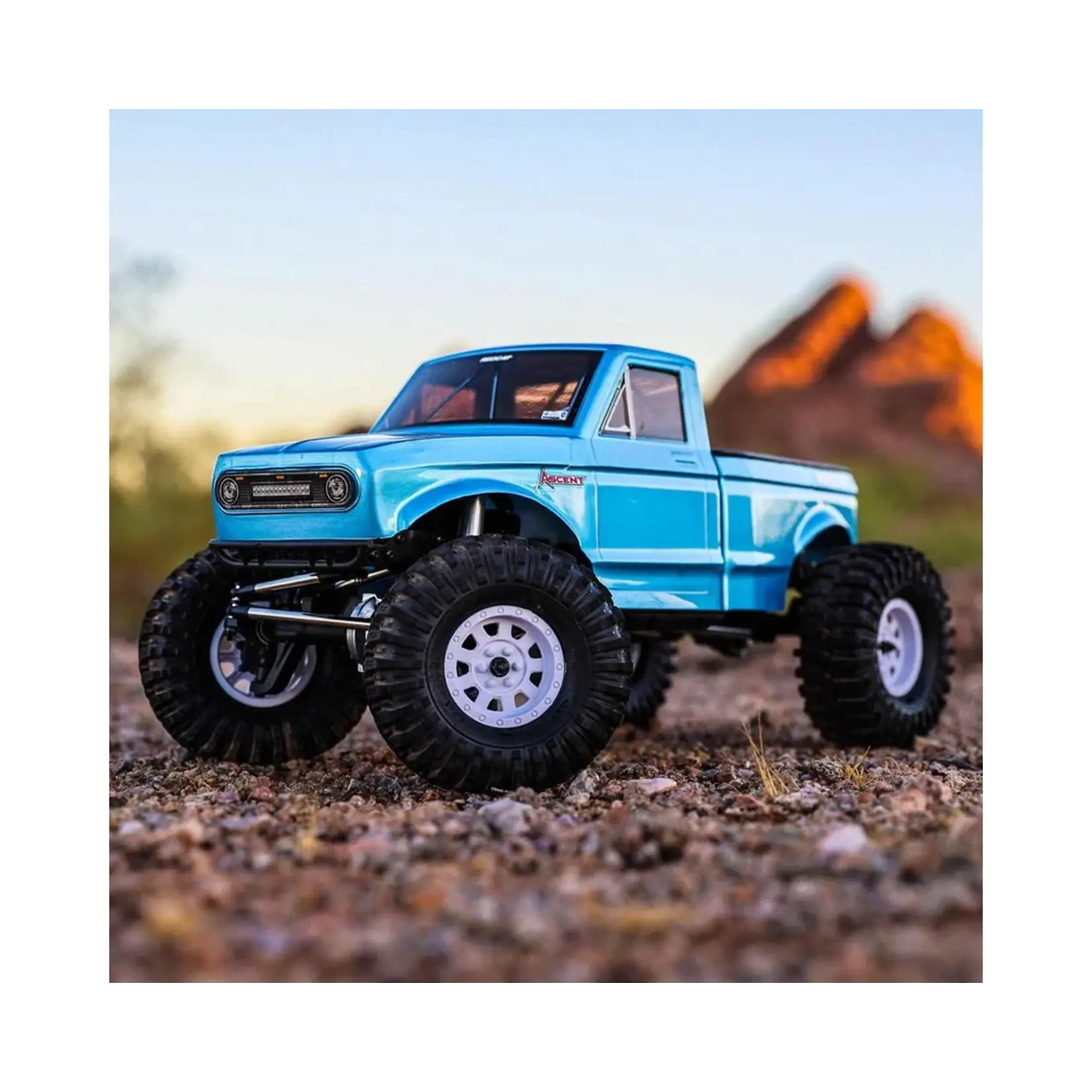 Redcat Racing #RER22768  Redcat Ascent LCG 1/10 4X4 RTR Rock Crawler (Blue) w/2.4GHz Radio