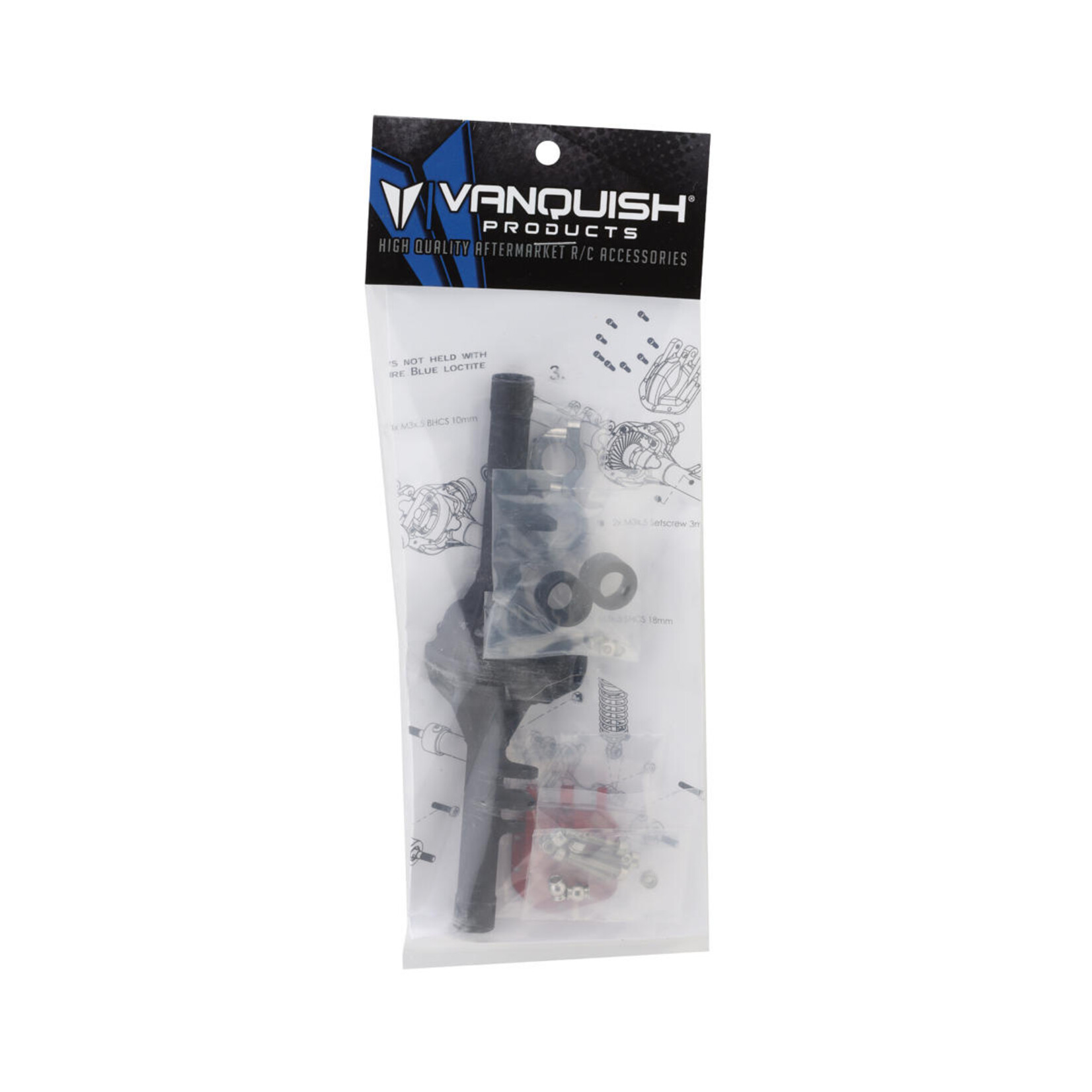 Vanquish Products #VPS08662 Vanquish Products VS4-10 Currie HD44 Rear Axle (Black Anodized)