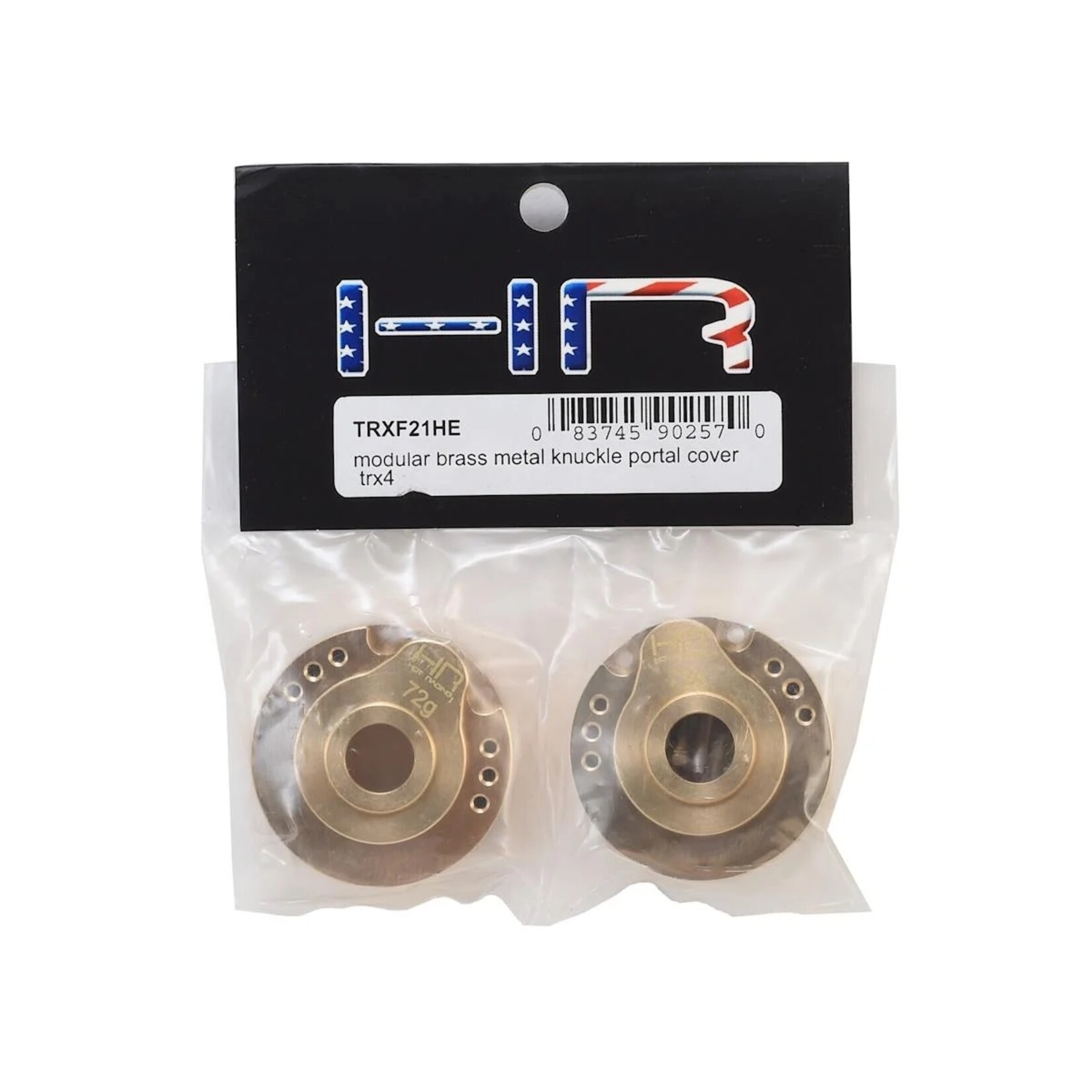 Hot Racing #TRXF21HE Hot Racing Traxxas TRX-4 Modular Brass Metal Knuckle Portal Cover