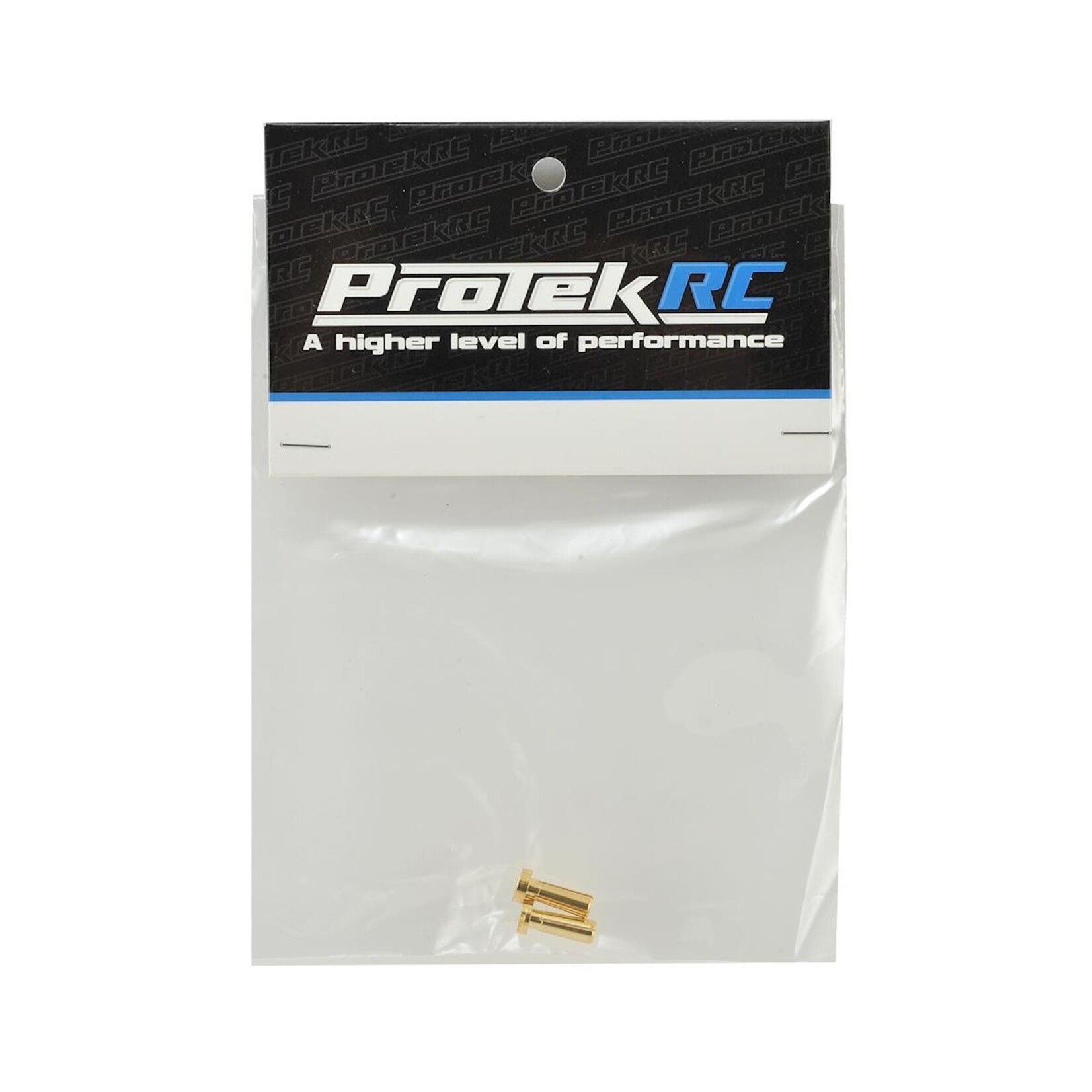 ProTek RC #PTK-5044 ProTek RC 4mm Low Profile "Super Bullet" Solid Gold Connectors (2 Male)