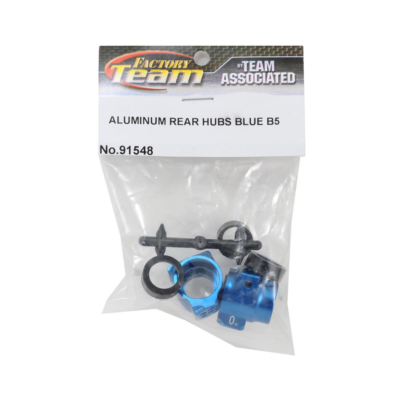 Team Associated Team Associated B5 Aluminum Rear Hub Set (Blue) #91548