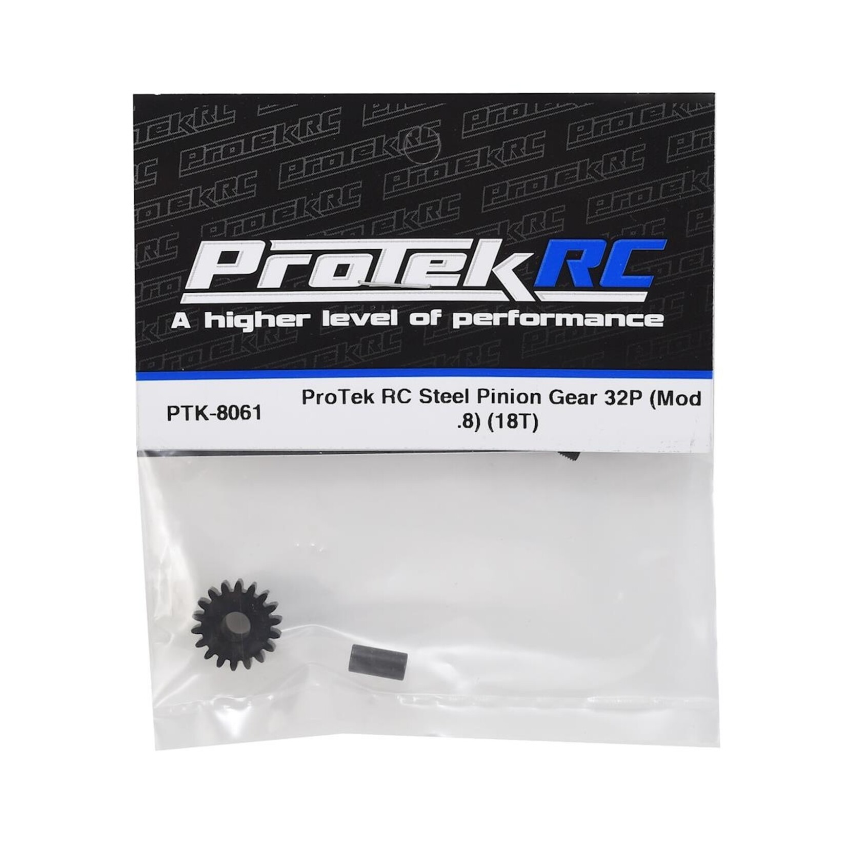ProTek RC #PTK-8055 ProTek RC Steel 32P Pinion Gear w/3.17mm Reducer Sleeve (Mod .8) (5mm Bore) (12T)
