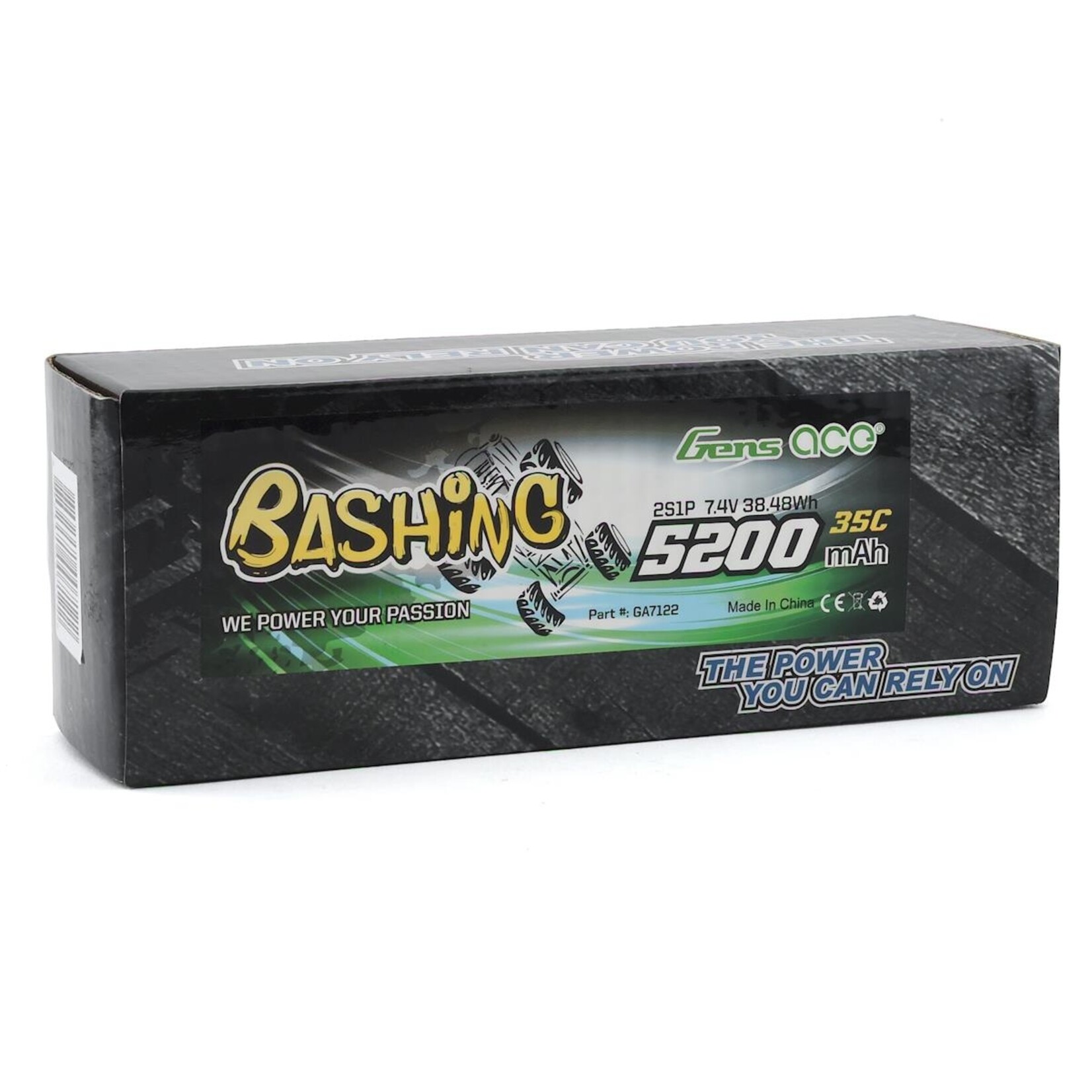 Gens Ace Gens Ace Bashing 2S 35C LiPo Battery Pack w/XT60 Connector (7.4V/5200mAh) #GEA52002S35X6