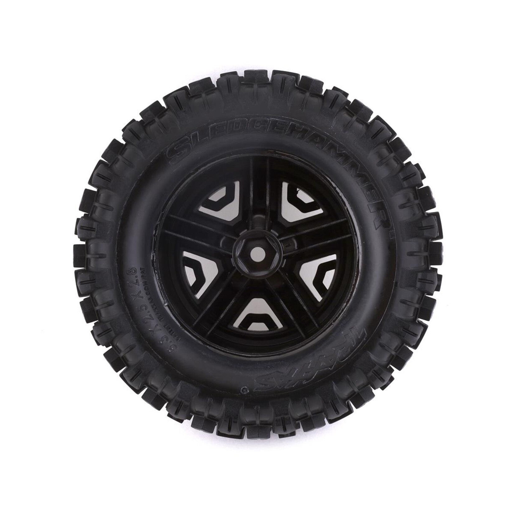 Traxxas Traxxas Sledgehammer 2.8" Pre-Mounted Tires (2) (Black Chrome) #9072