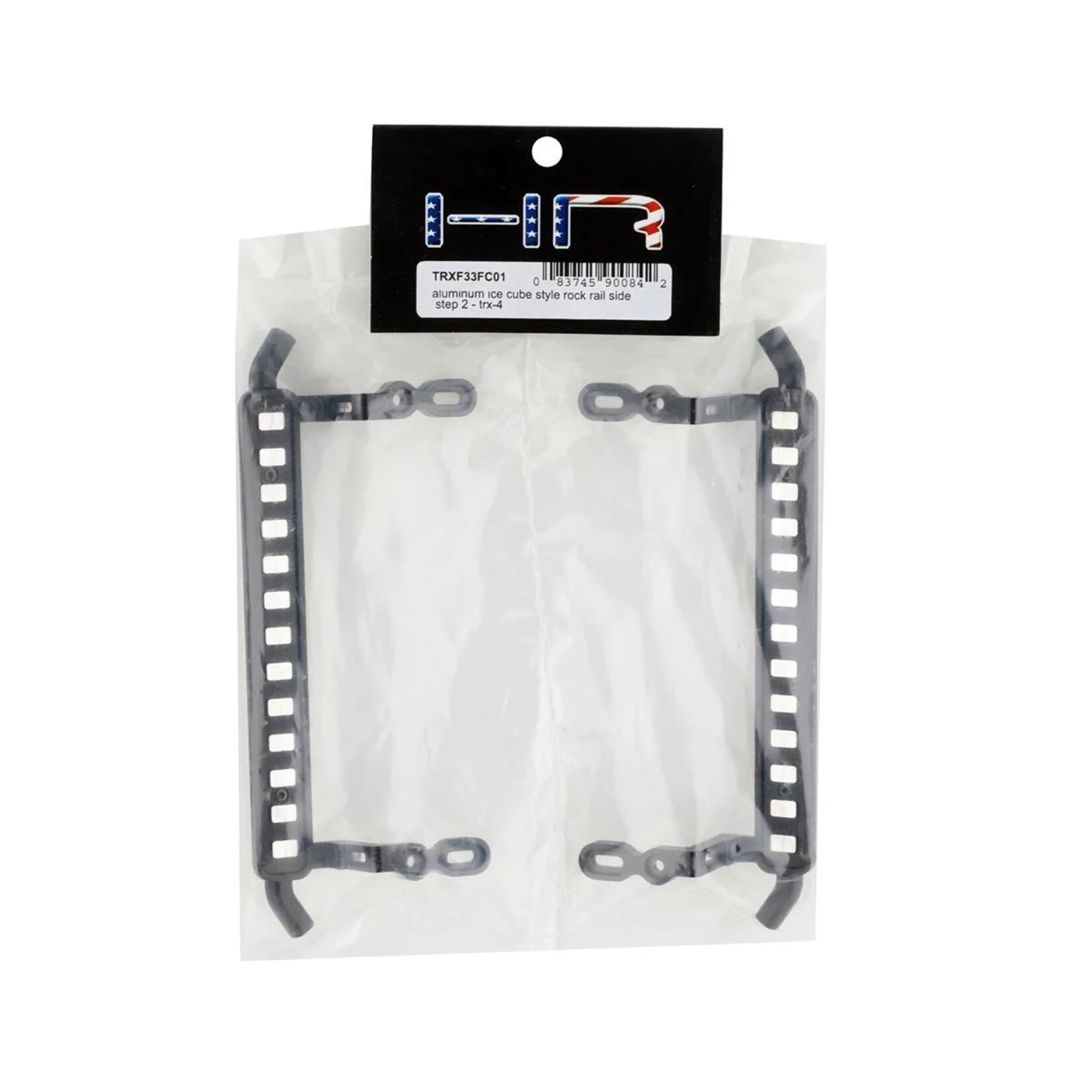 Hot Racing #TRXF33FC01 Hot Racing Traxxas TRX-4 Aluminum ICE Cube Style Rock Sliders (Black) (2)