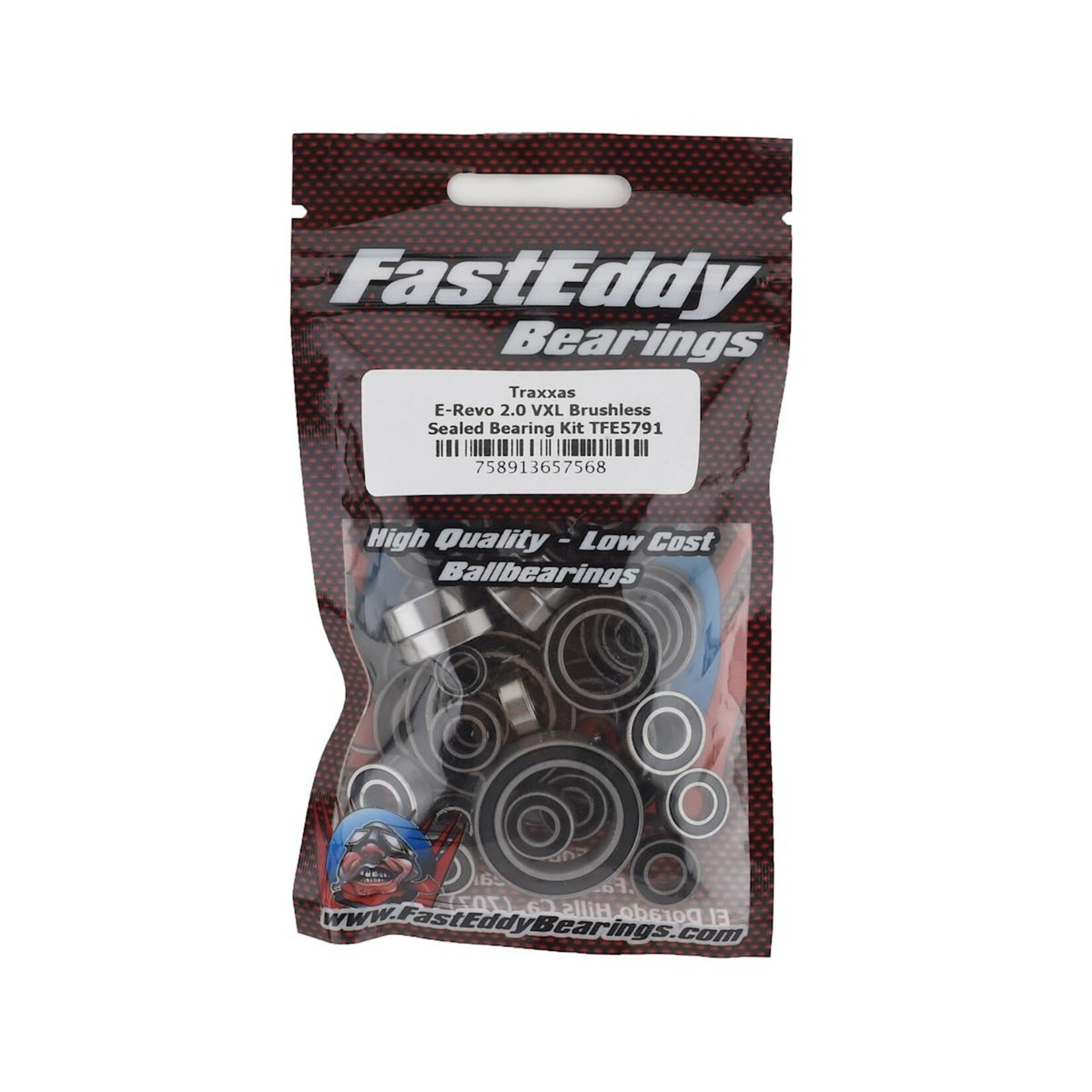 FastEddy #TFE5791 FastEddy Traxxas E-Revo 2.0 VXL Brushless Sealed Bearing Kit