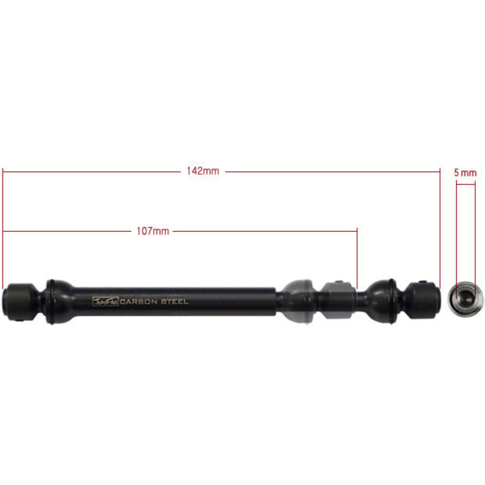 Junfac #J90038 JunFac Axial SCX10 II Universal Driveshaft