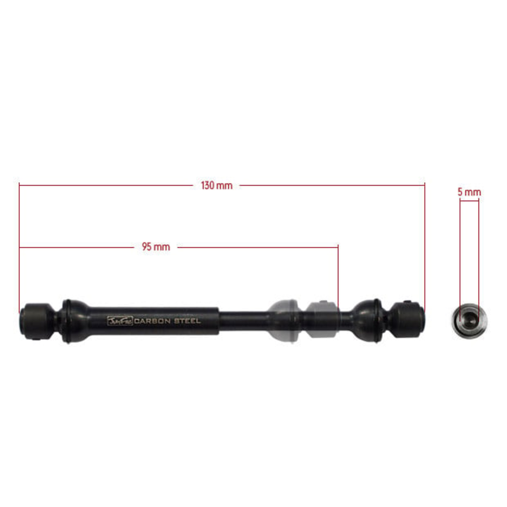 Junfac #J90038 JunFac Axial SCX10 II Universal Driveshaft