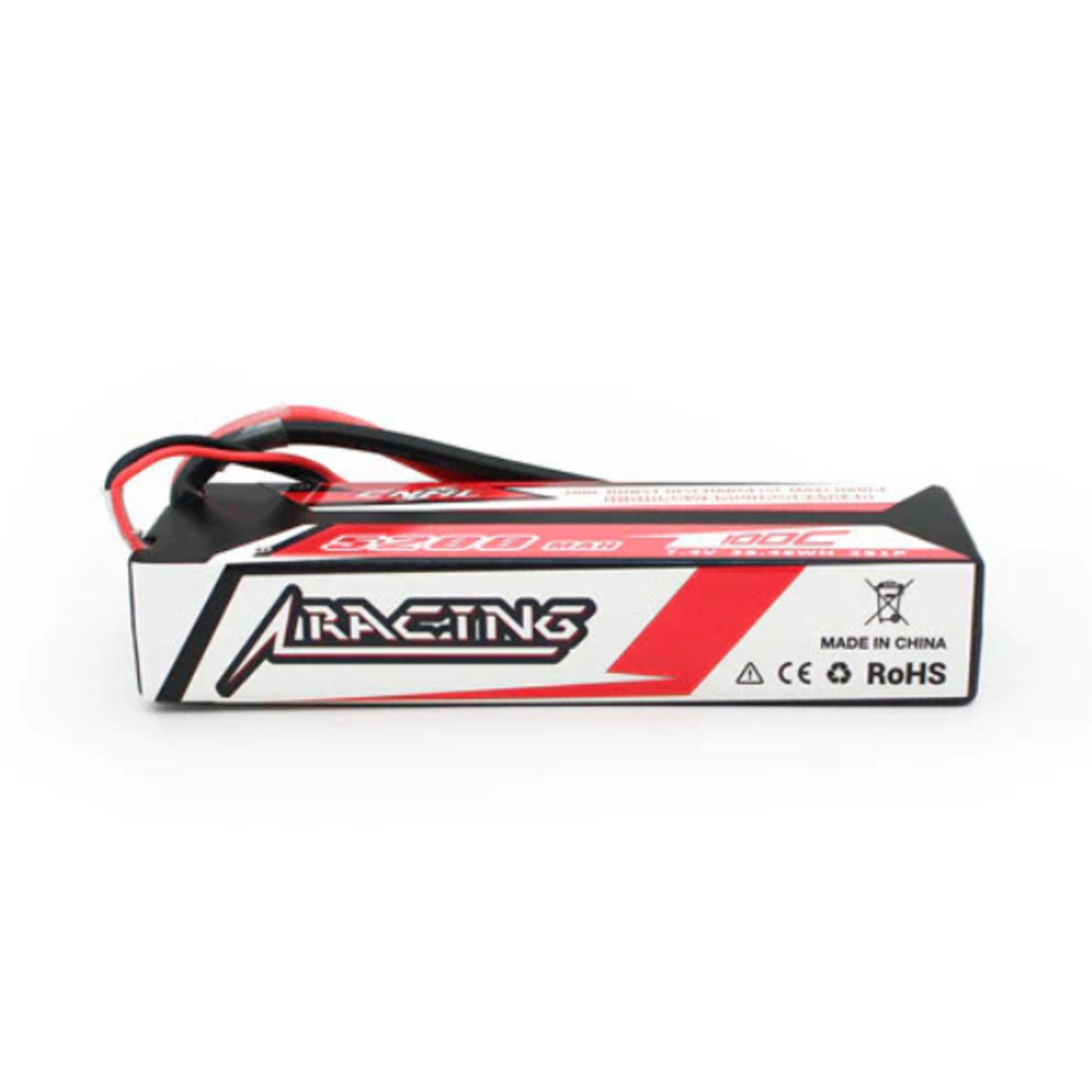 CNHL Racing Summer Sale #HC5201002002 CNHL Racing Series 5200mAh 7.4V 2S 100C LiPo Battery Hard Case w/Deans Plug