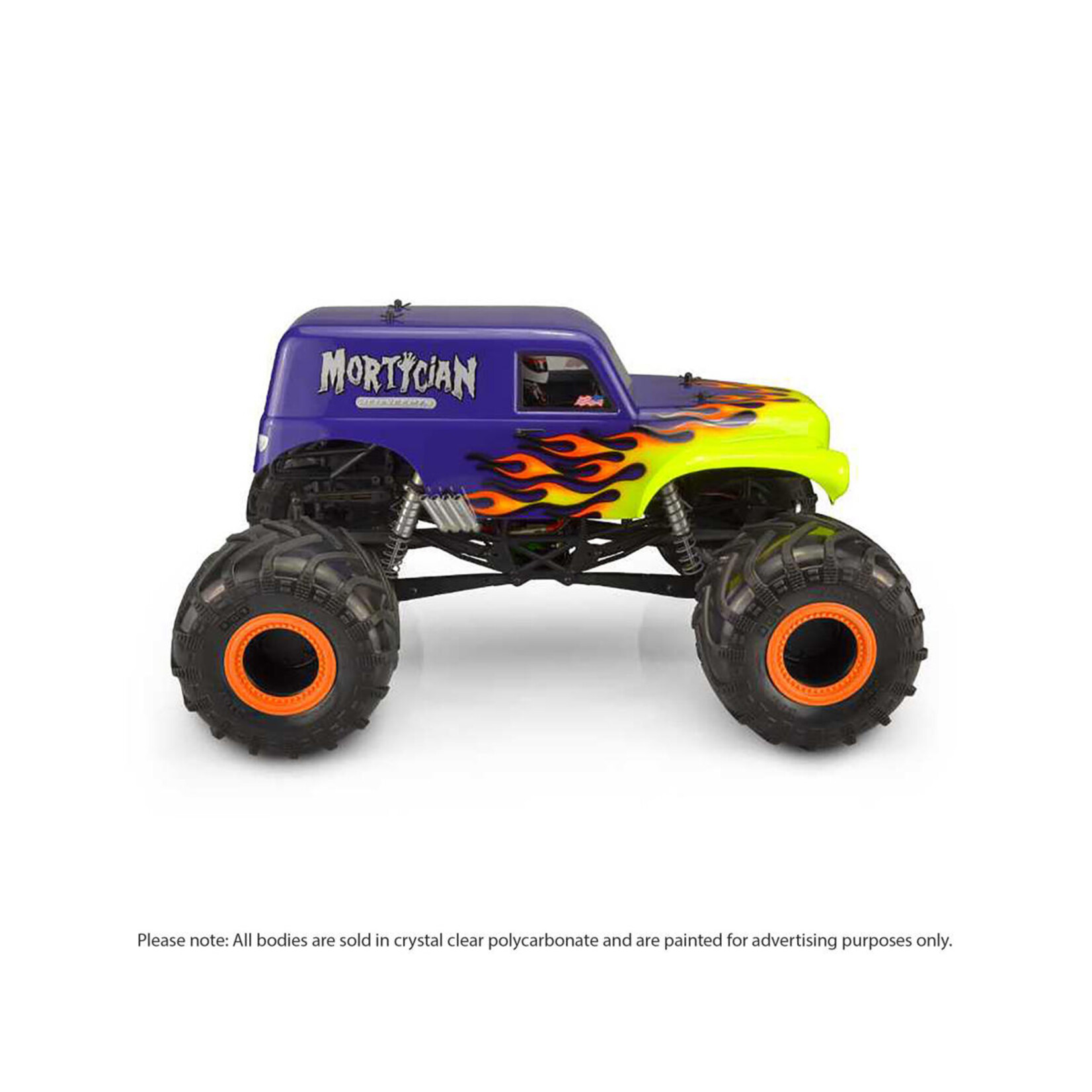 JConcepts #0426 JConcepts Mortician Monster Truck Body (Clear) (12.5")