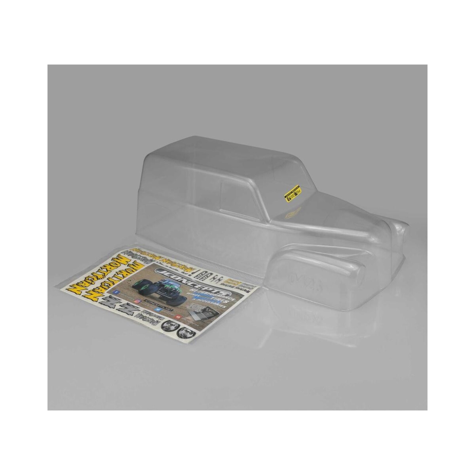 JConcepts #0426 JConcepts Mortician Monster Truck Body (Clear) (12.5")